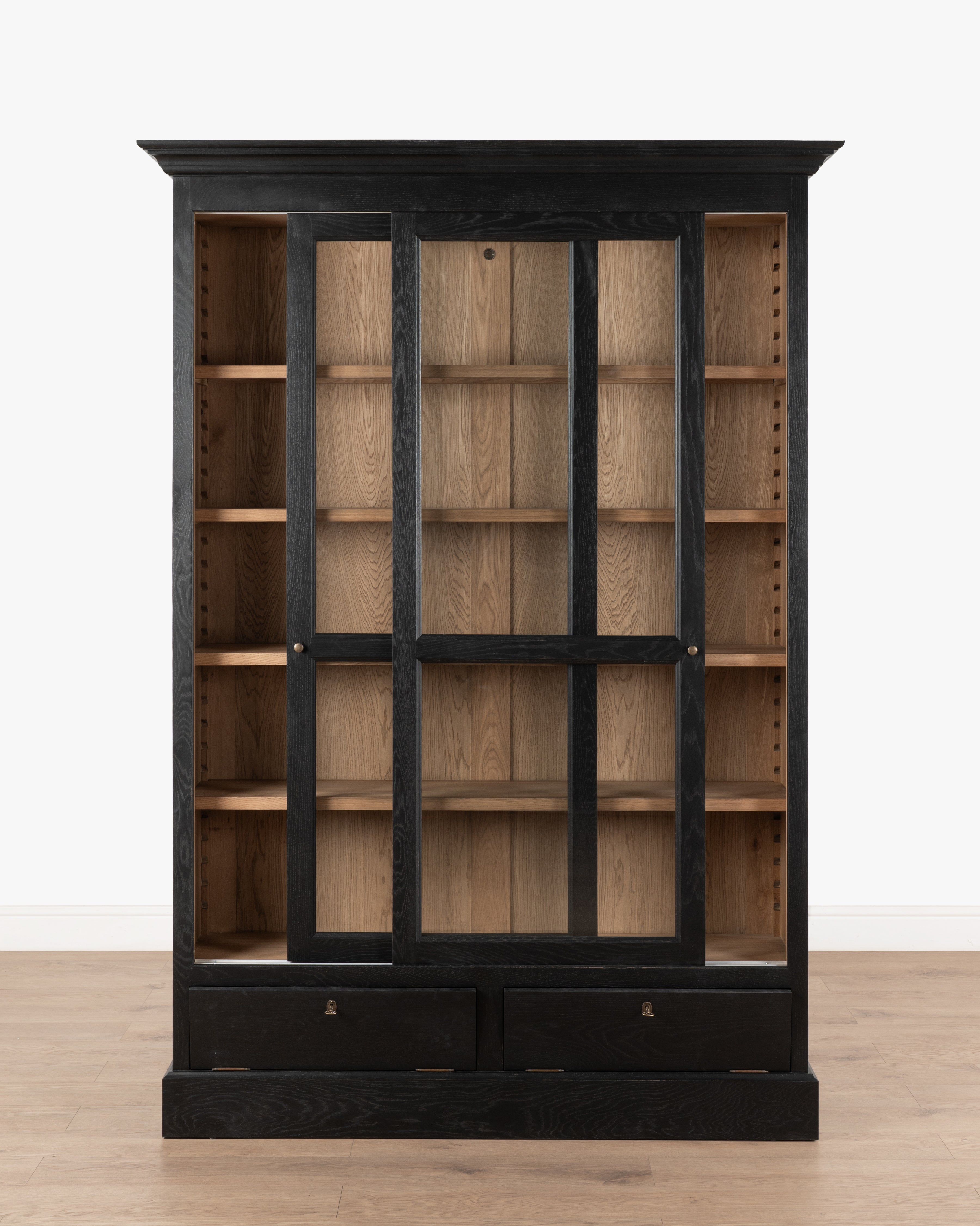 Hampshire Bookcase with Sliding Door