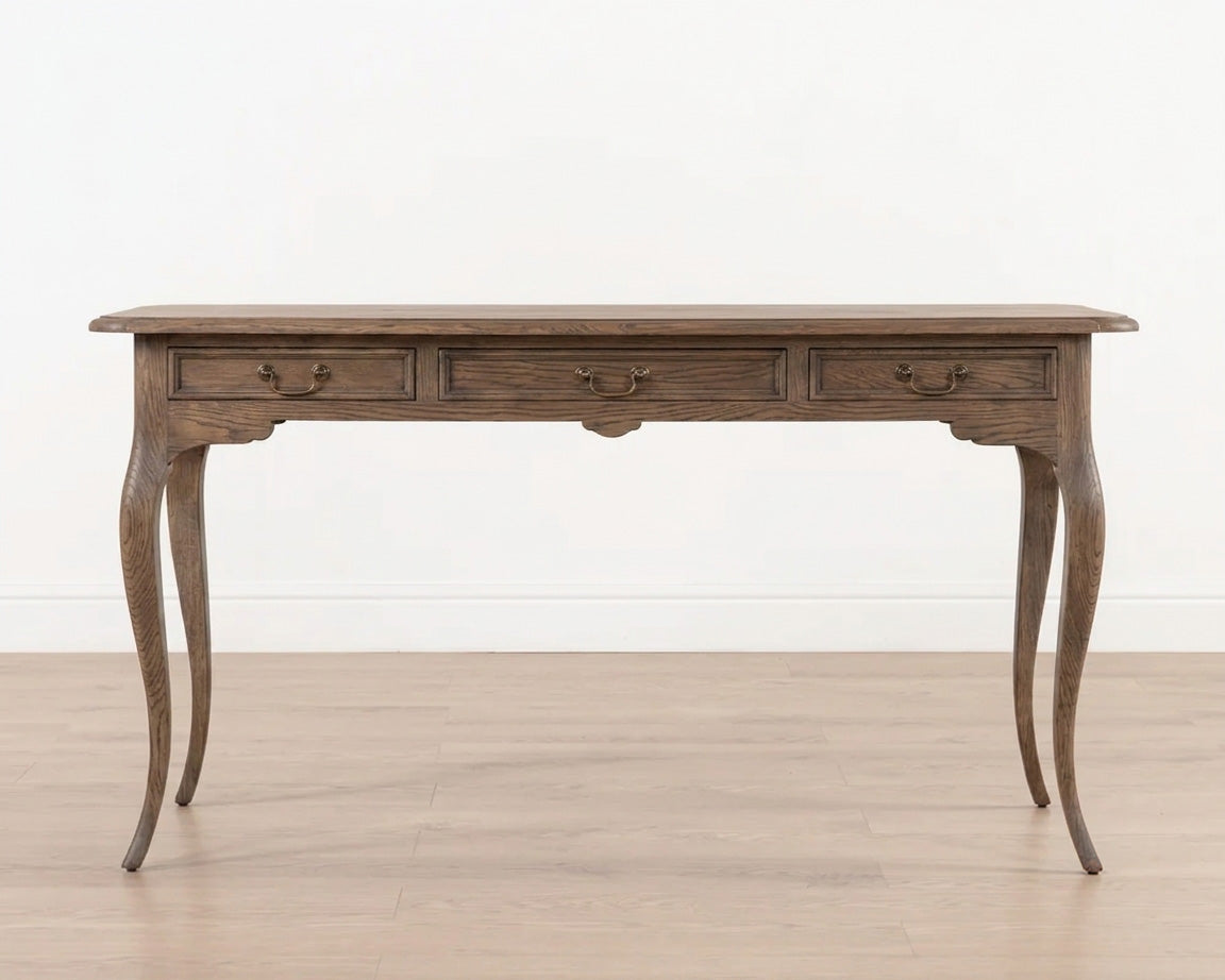 Normandy writing table - 3 drawer