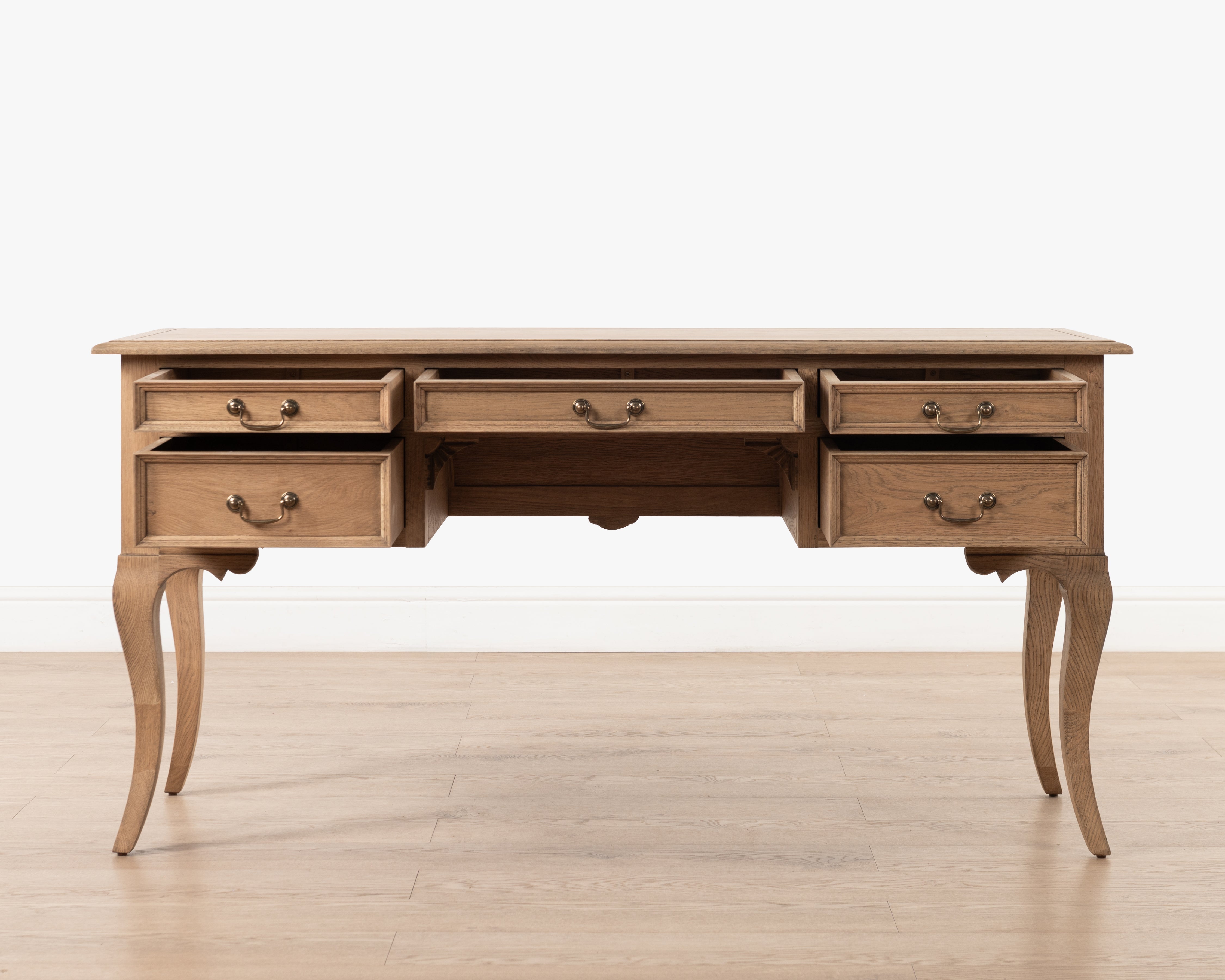 Normandy writing table - 5 drawer