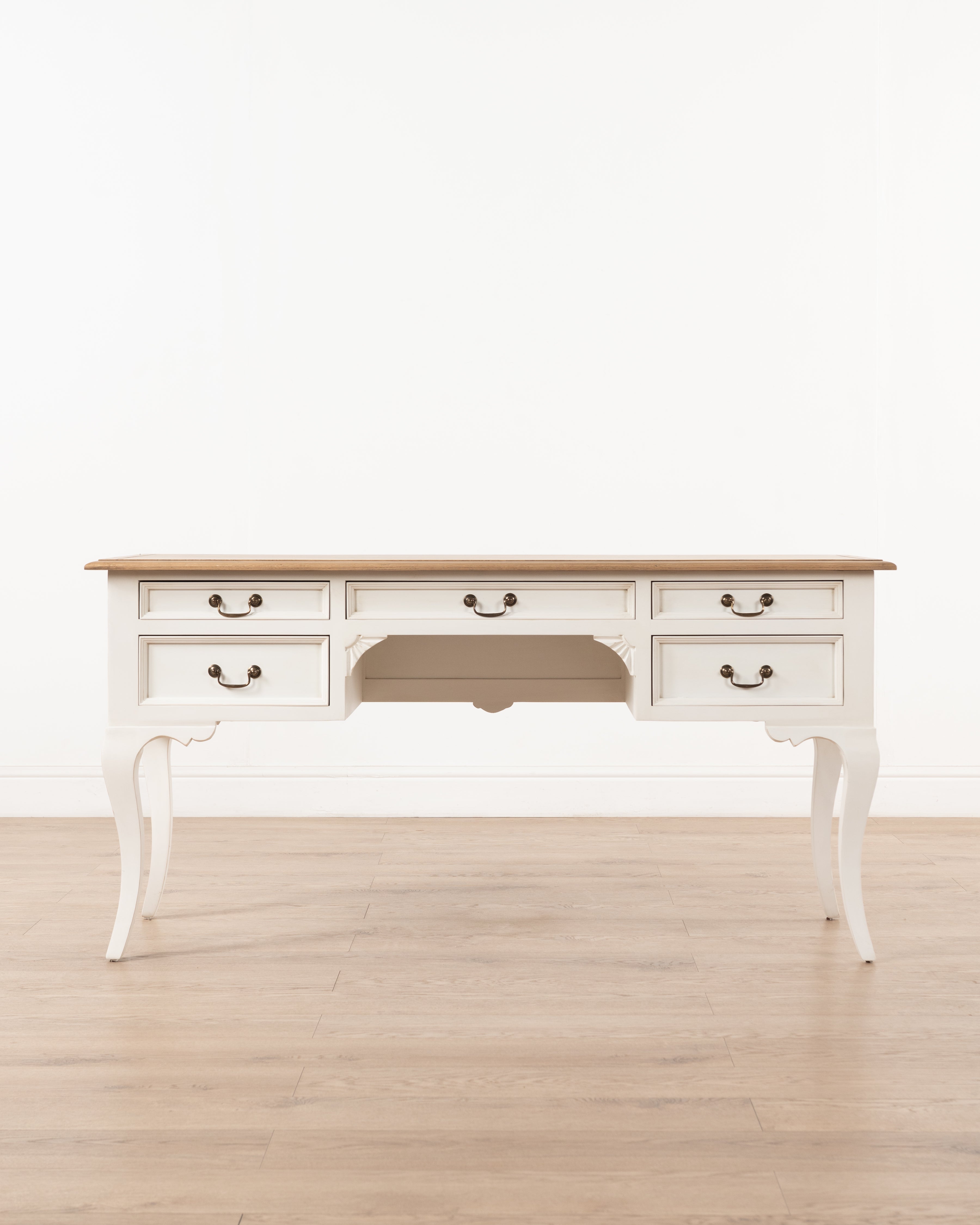 Normandy writing table - 5 drawer