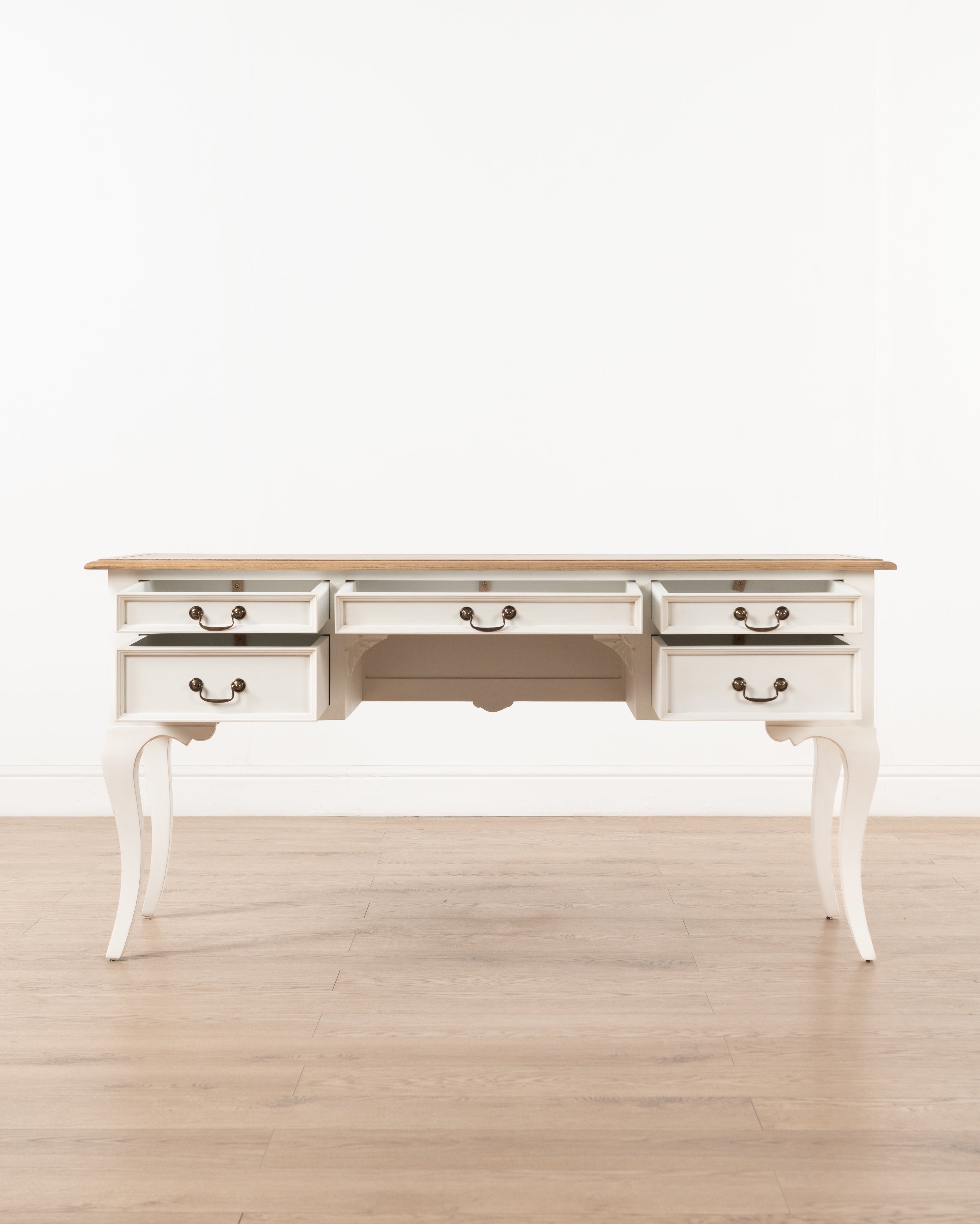 Normandy writing table - 5 drawer