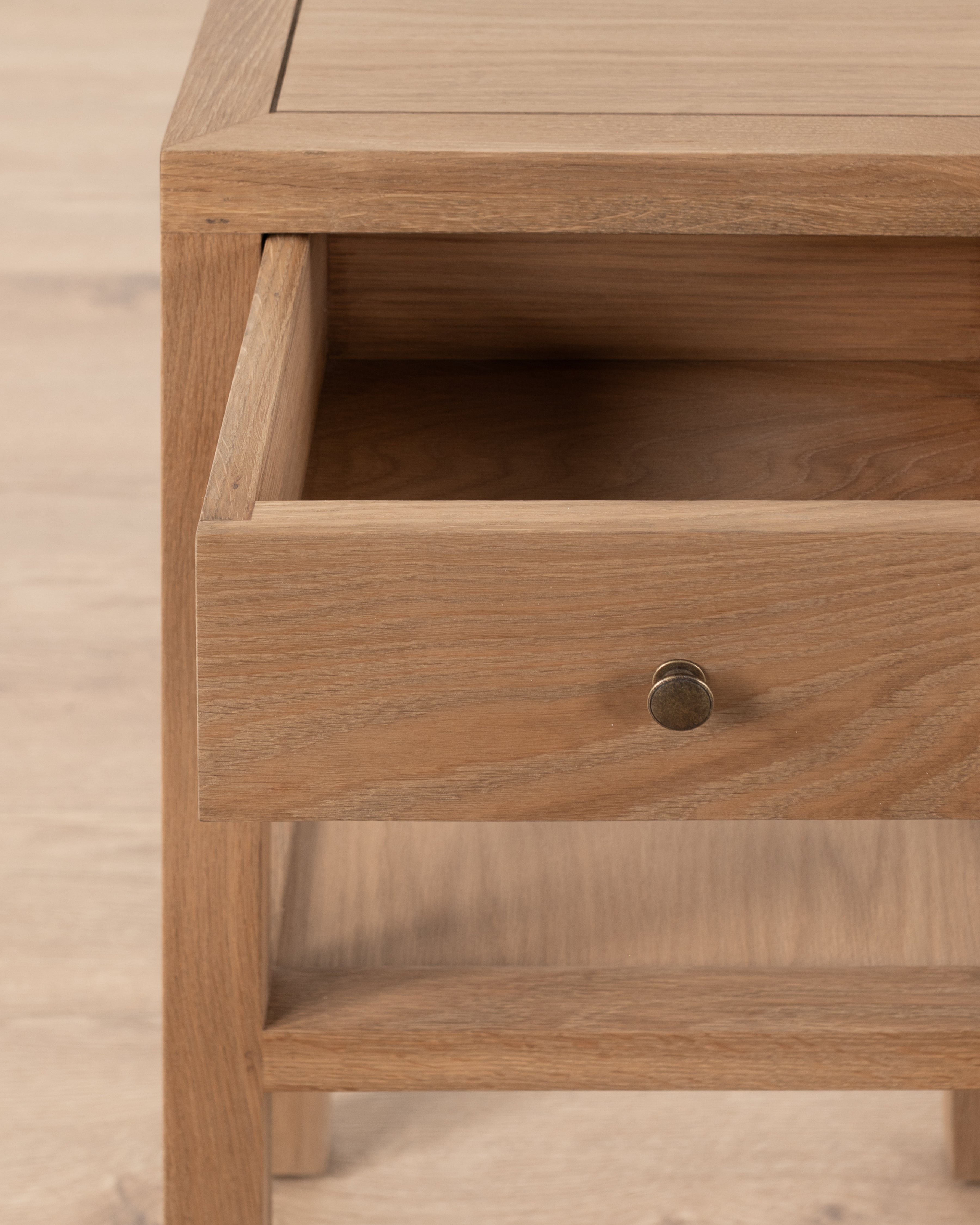 Ping Bedside Table | Old Oak