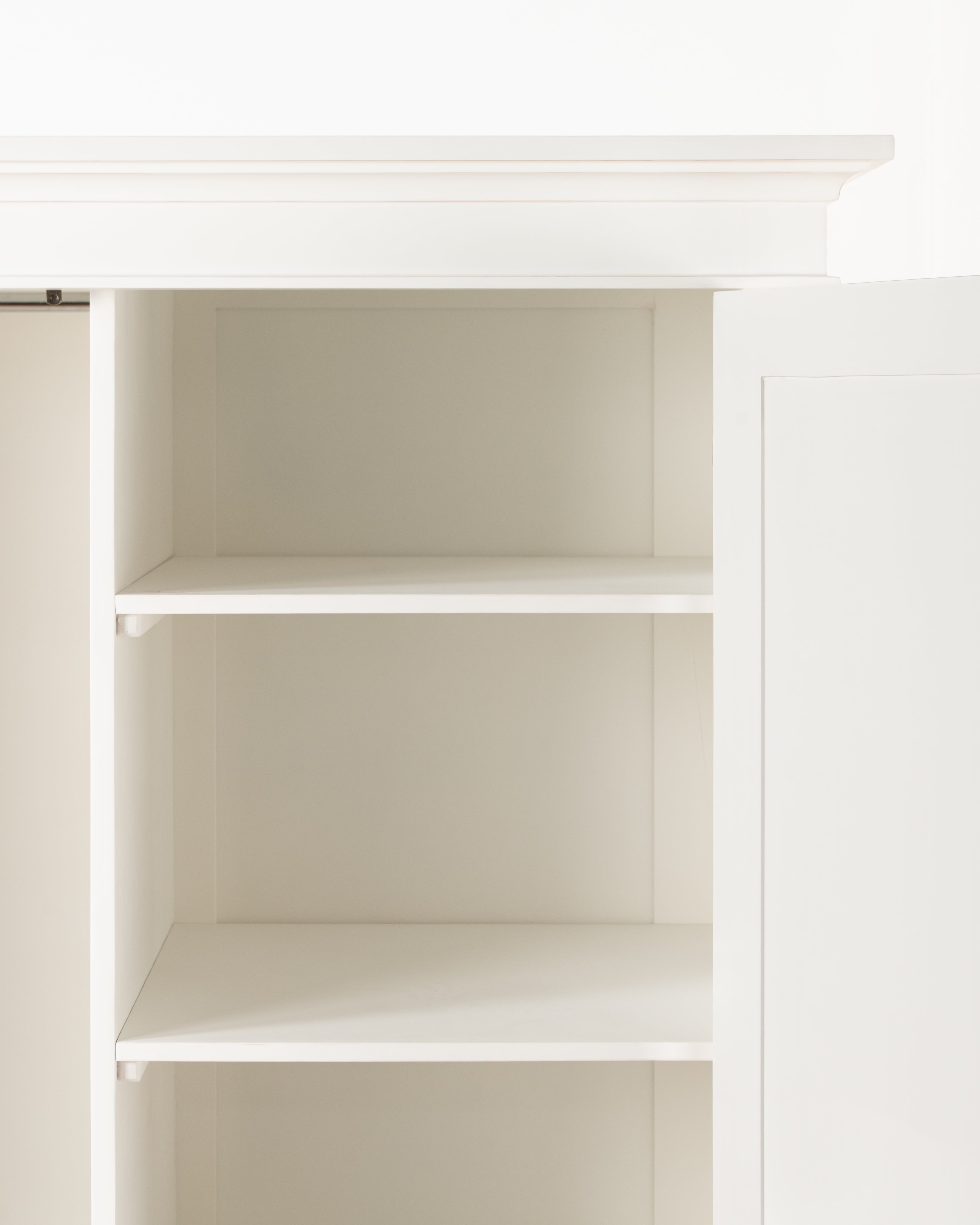 Normandy wardrobe hanging & shelves