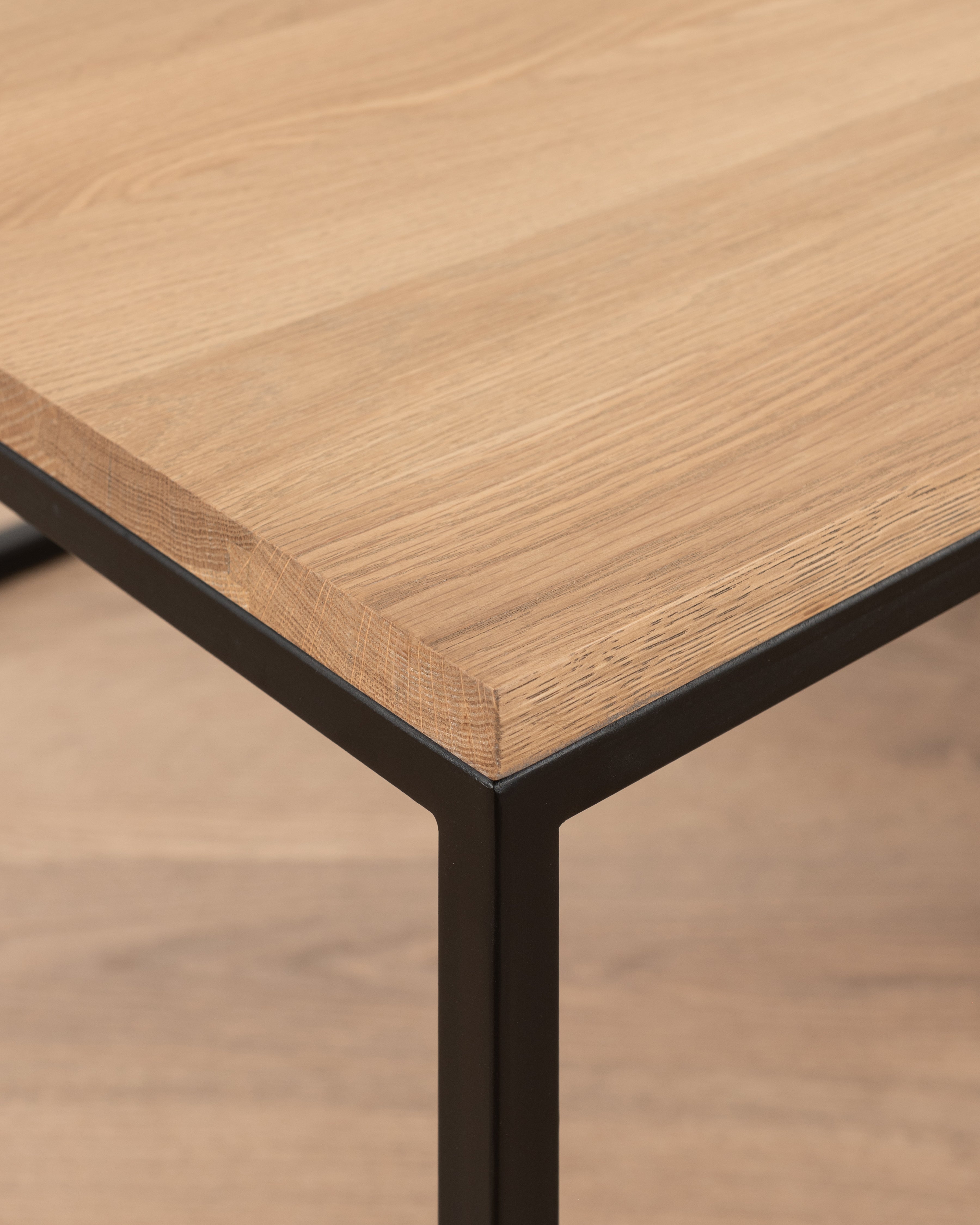 Manhattan Coffee table | Weathered Oak & Black Matt