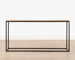 Manhattan Console | Weathered Oak & Black Matt