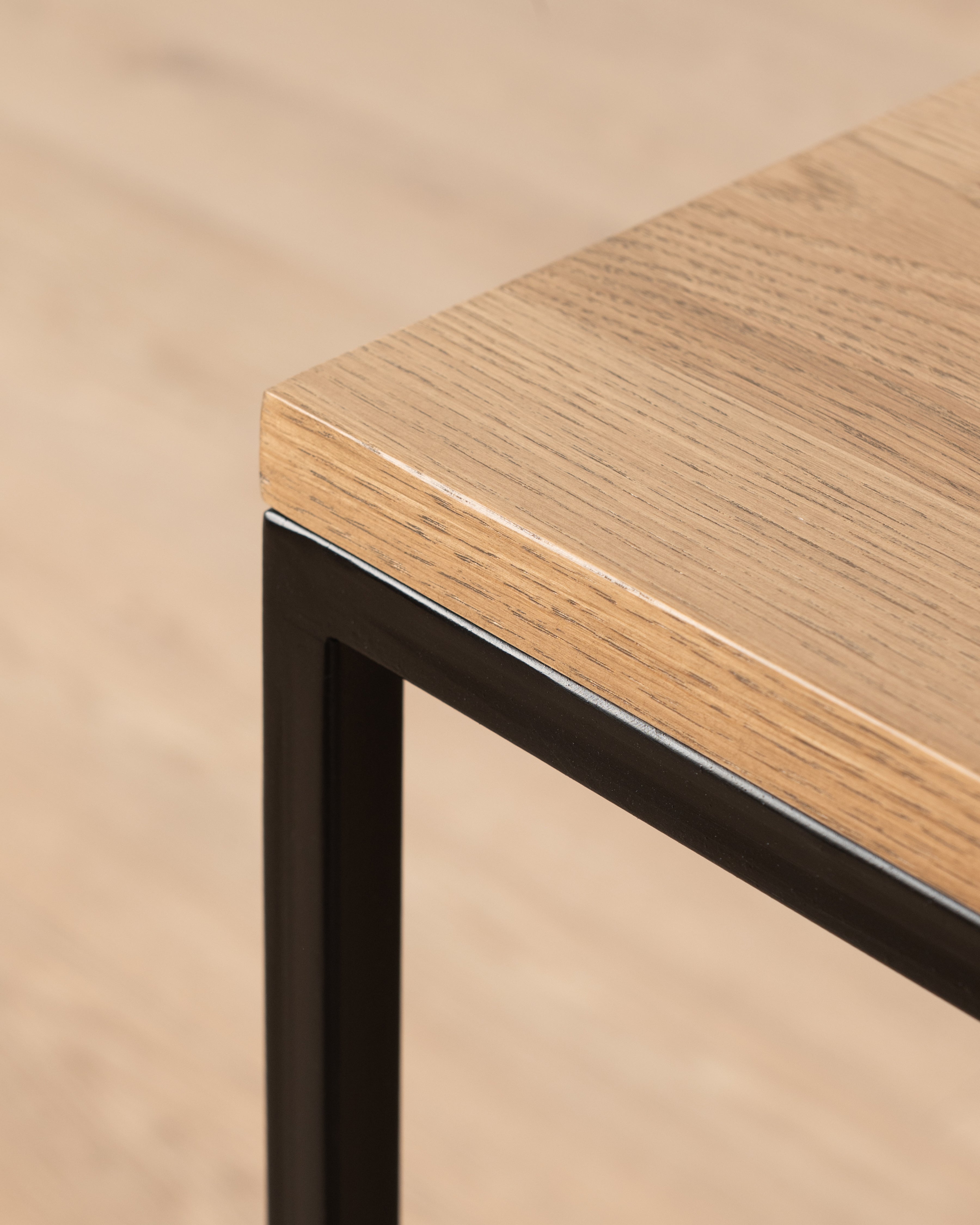 Manhattan Console | Weathered Oak & Black Matt