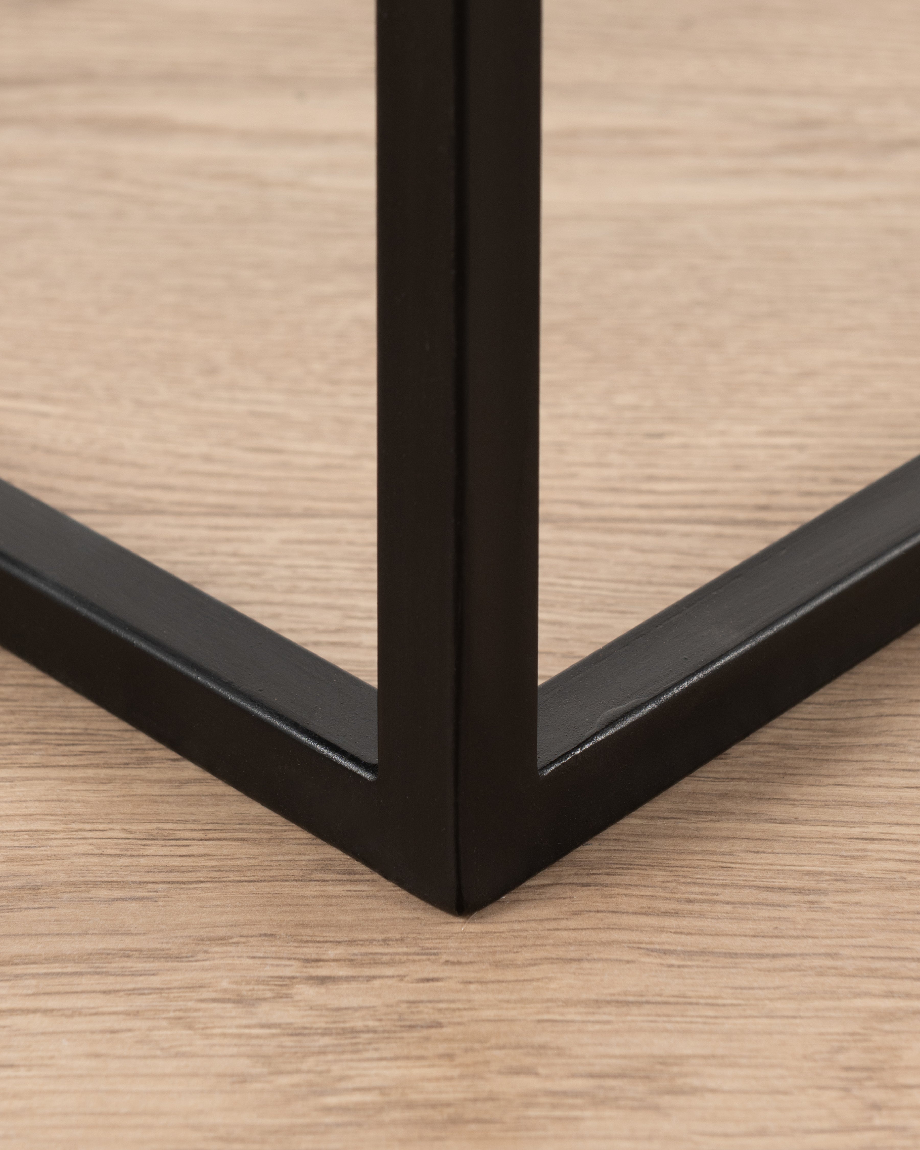 Manhattan Console | Weathered Oak & Black Matt