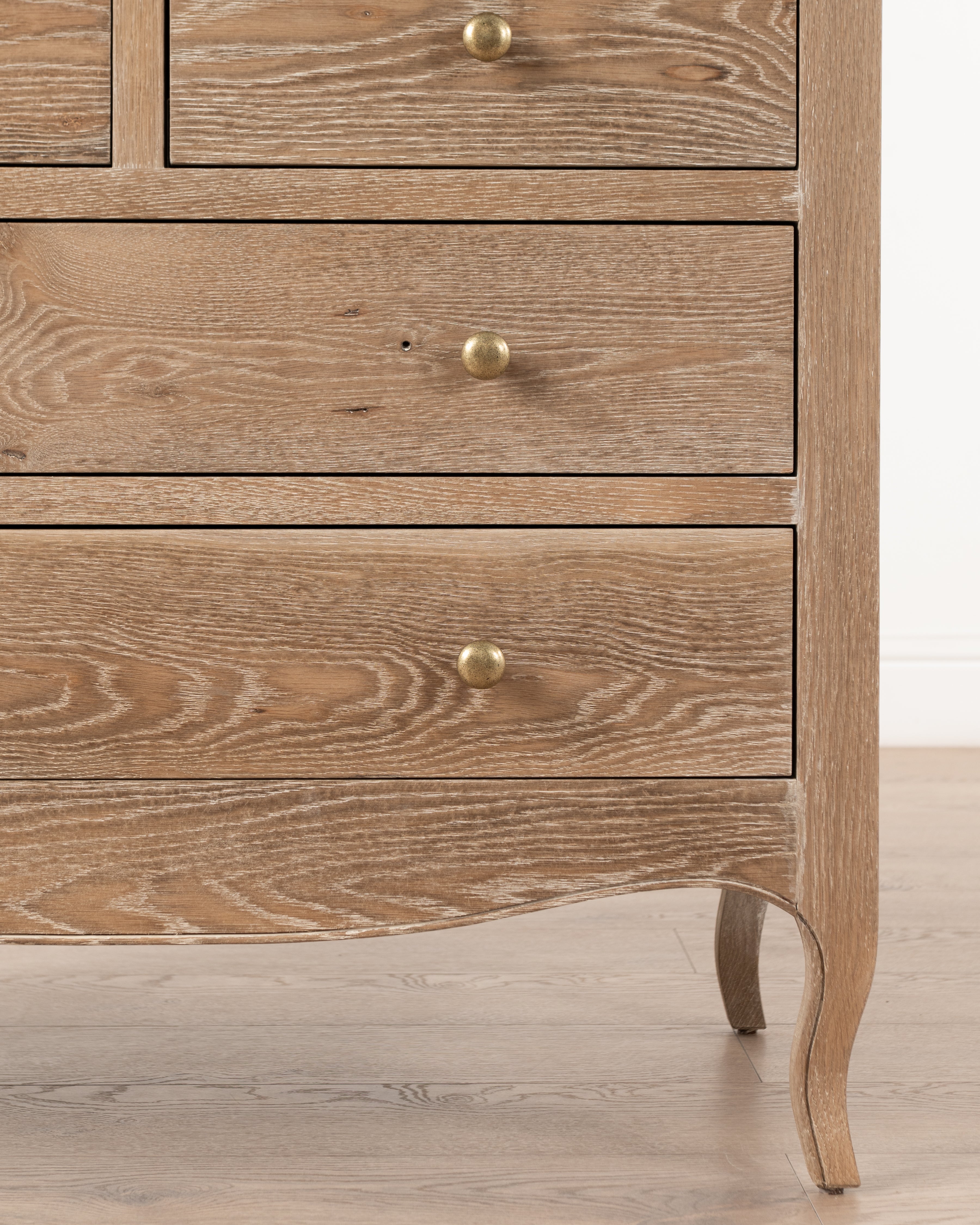 Normandy Cab Leg 4 Drawer Chest