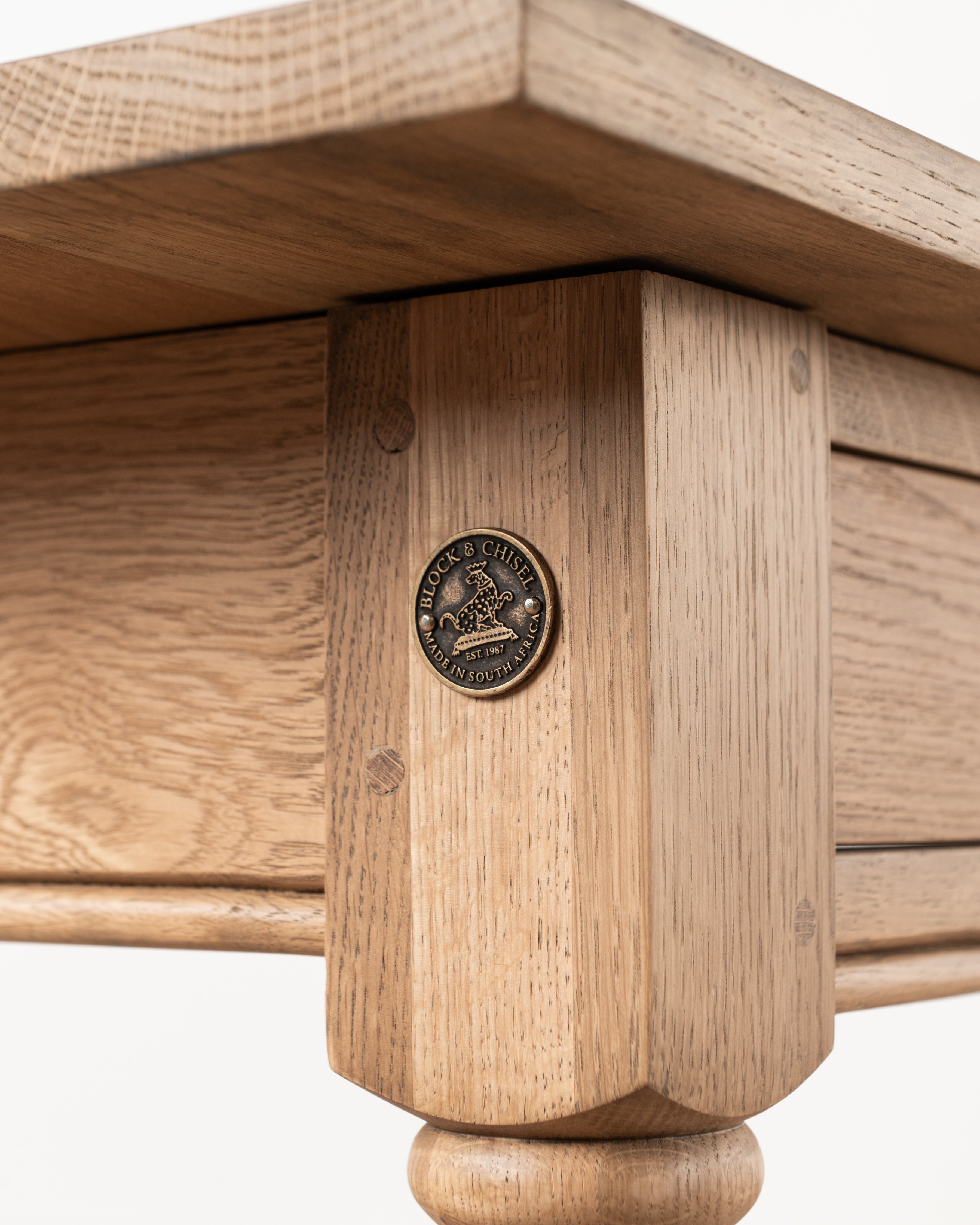 Oxford desk | Solid Weathered Oak