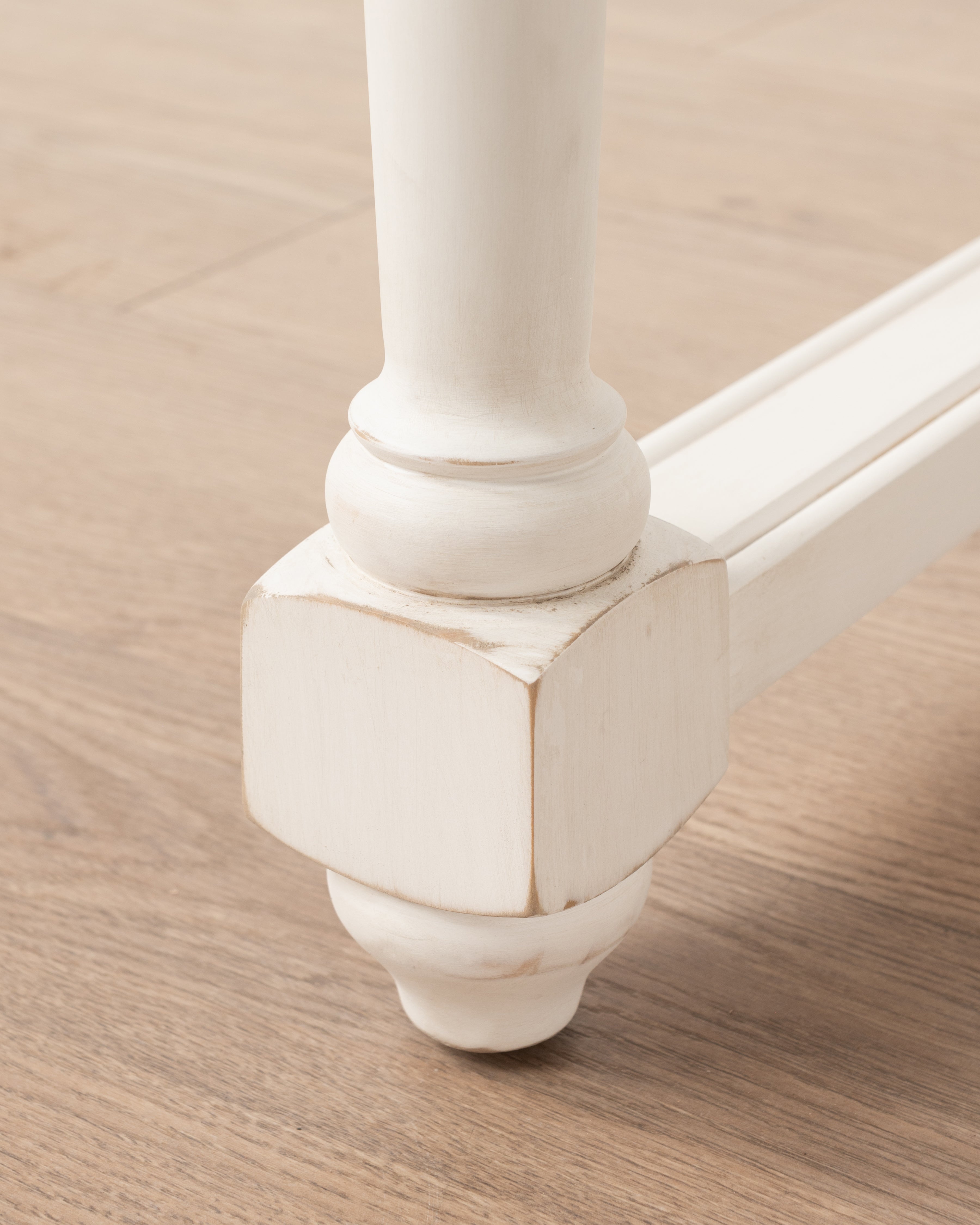 Oxford desk | White washed Oak & Antique White