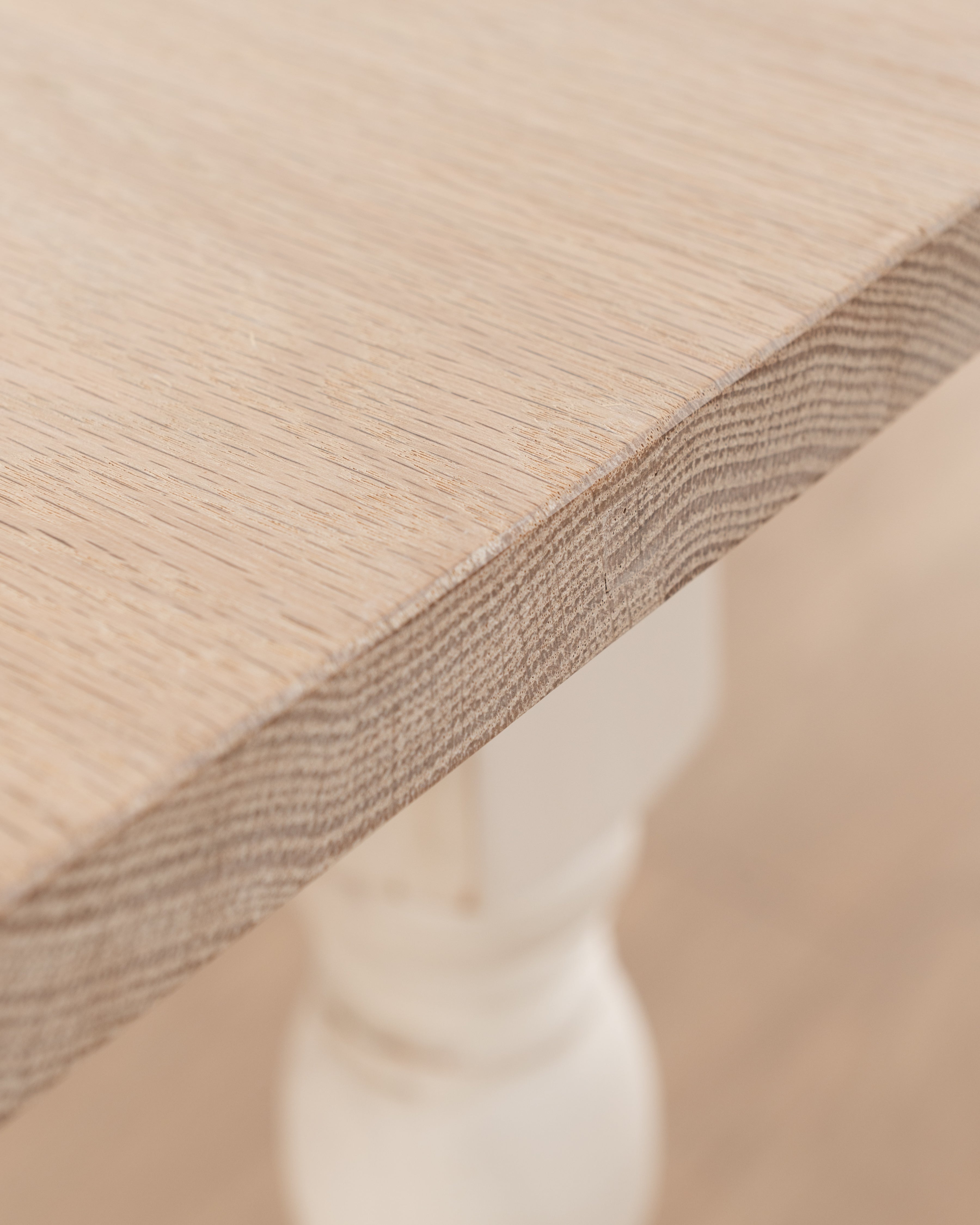 Oxford desk | White washed Oak & Antique White