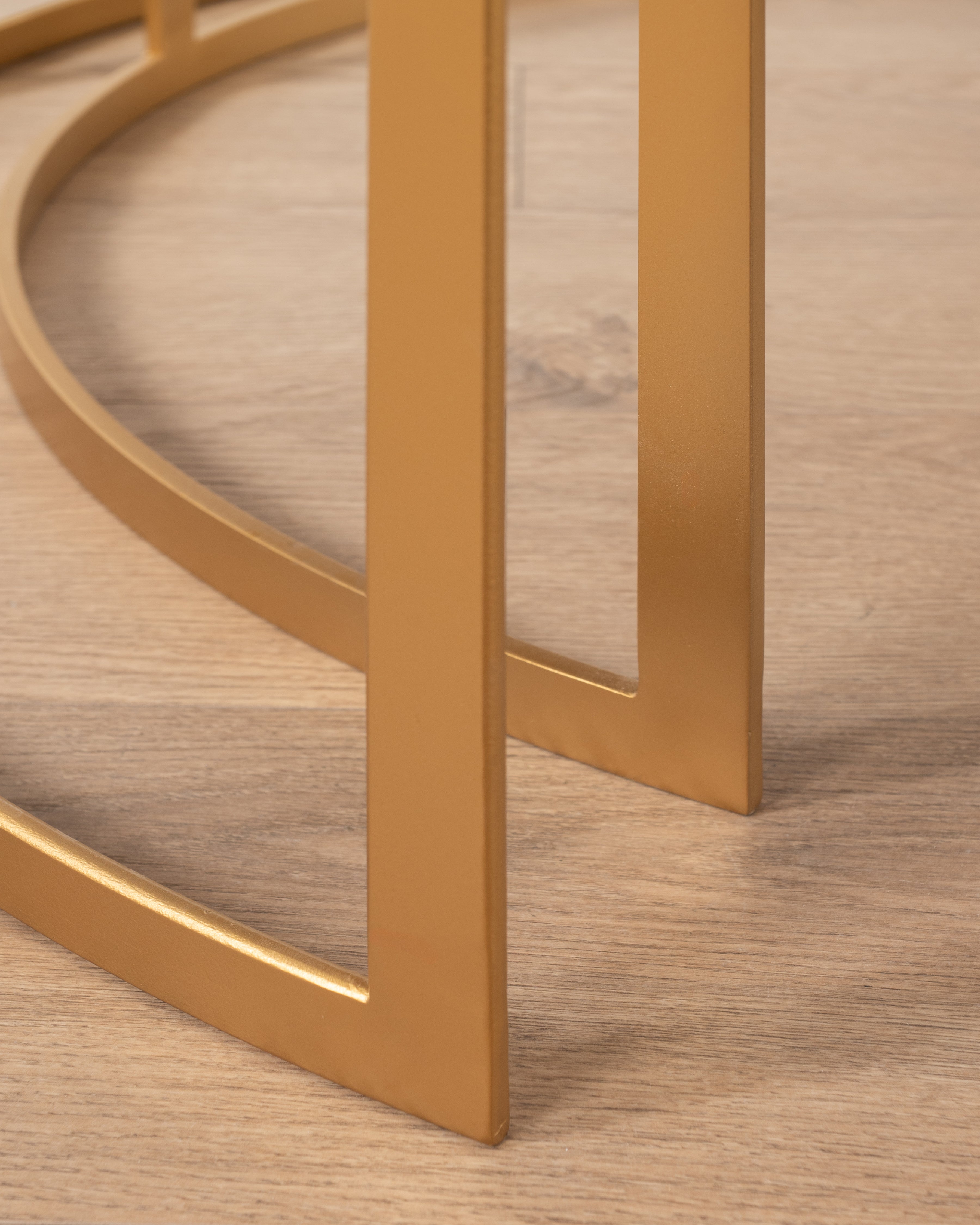 Manhattan Nested Coffee Table | Gold