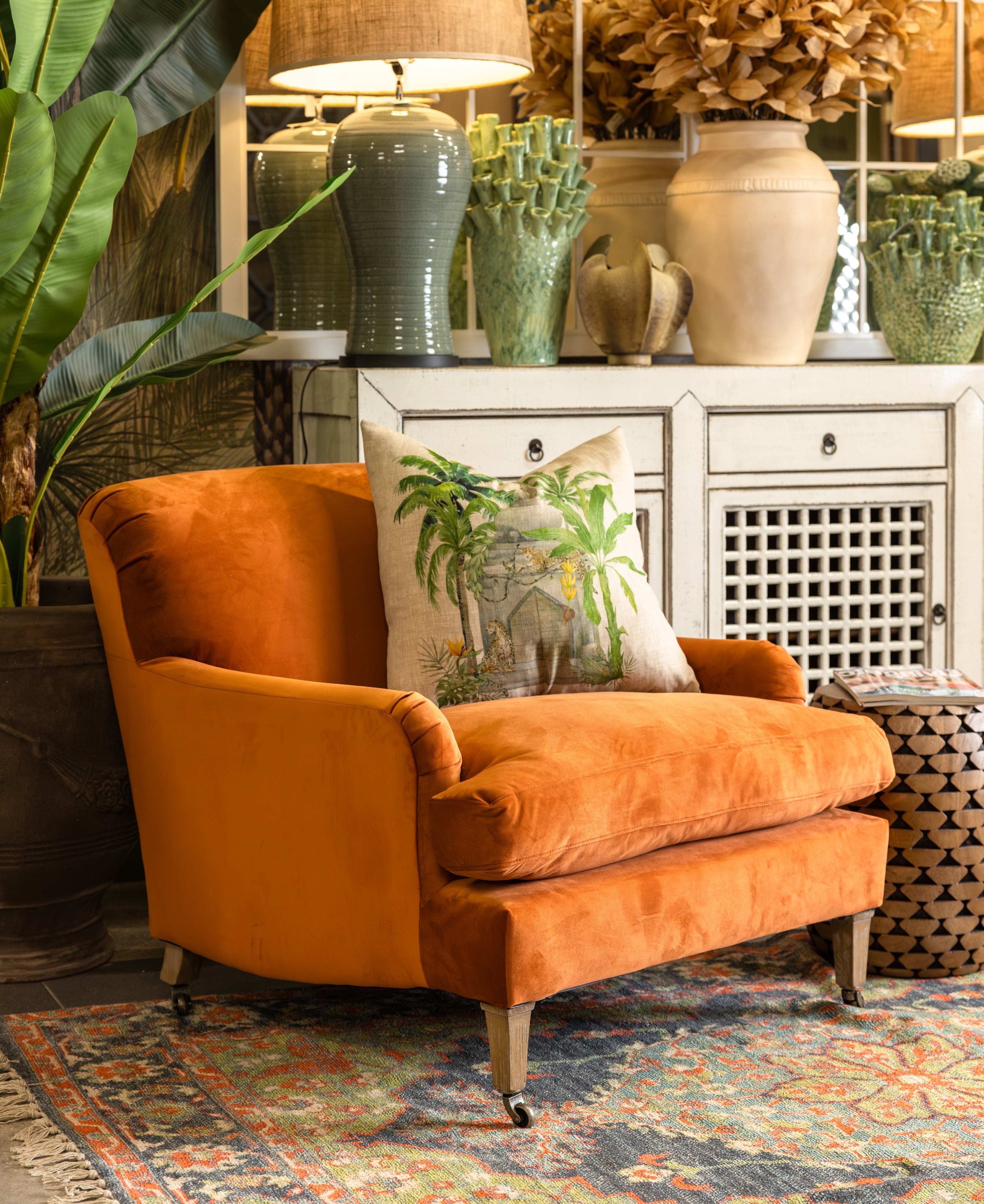 Luxe Stamford Chair | Rust