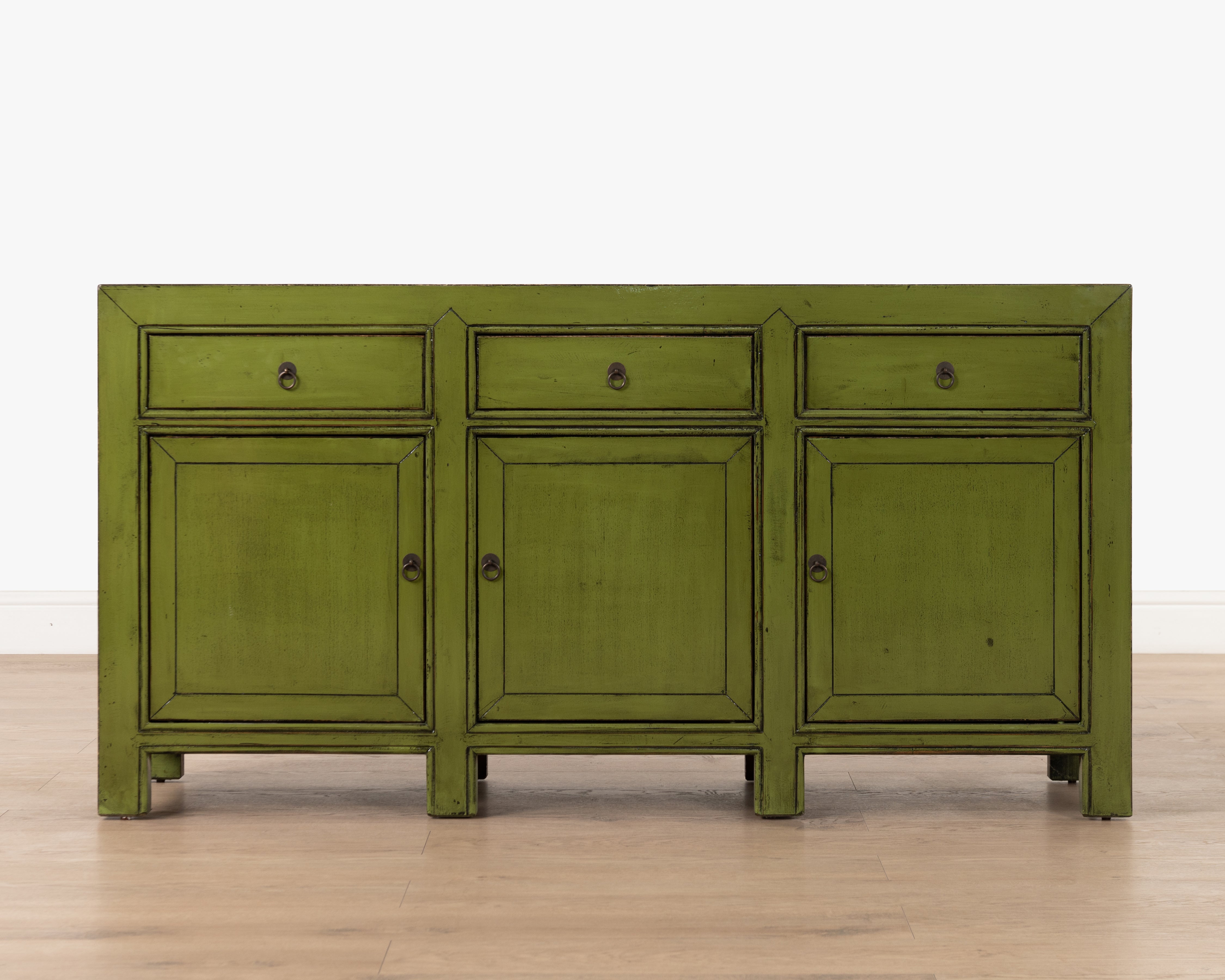 Indochine Fuyeng Sideboard | Dark Green