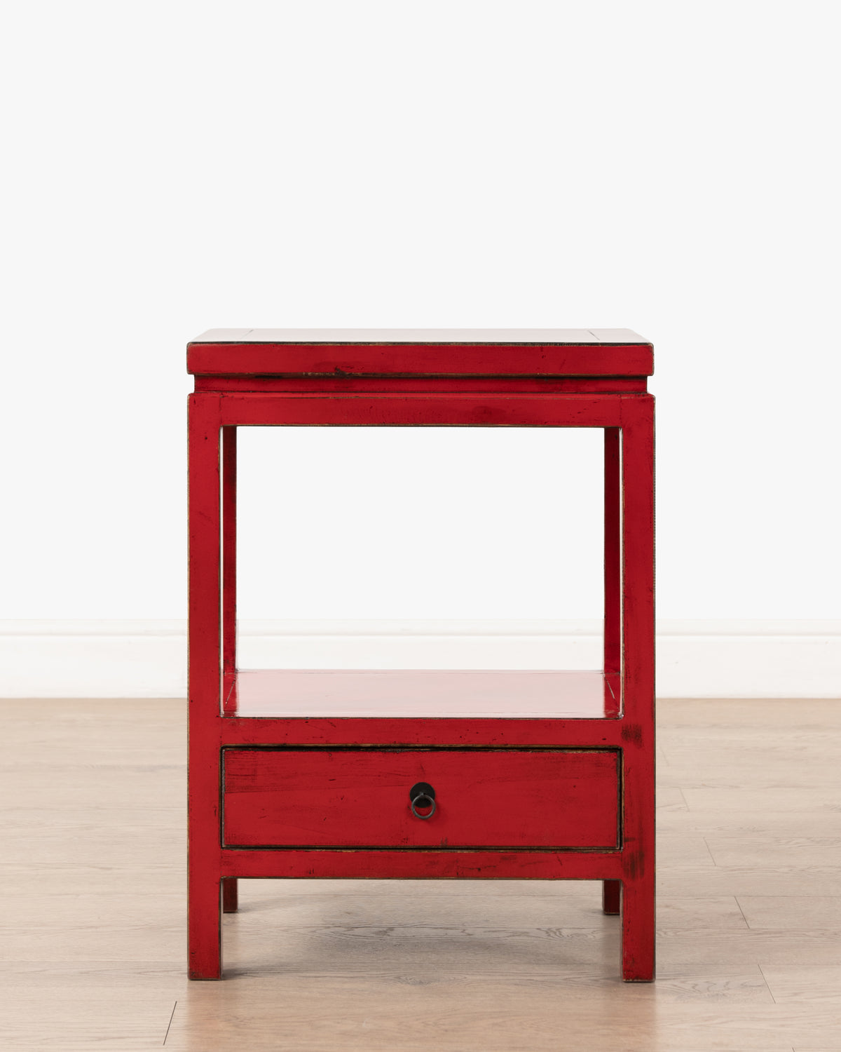 Indochine Jiro Bedside Table | Red