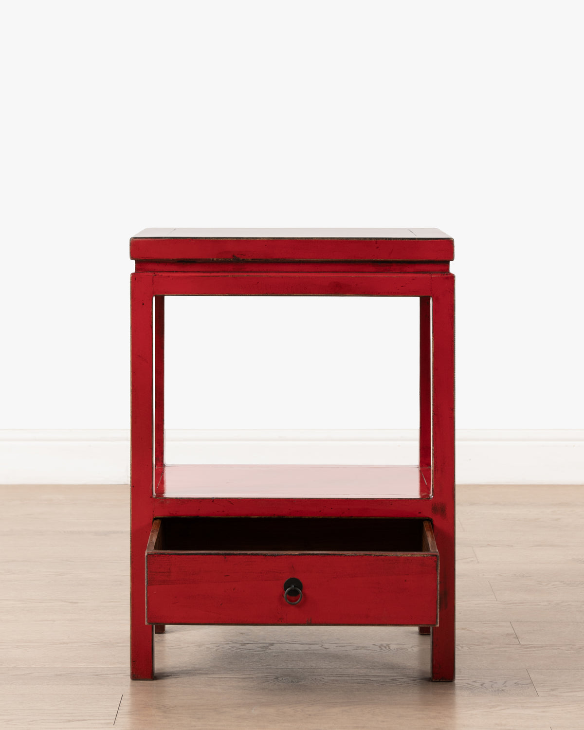 Indochine Jiro Bedside Table | Red