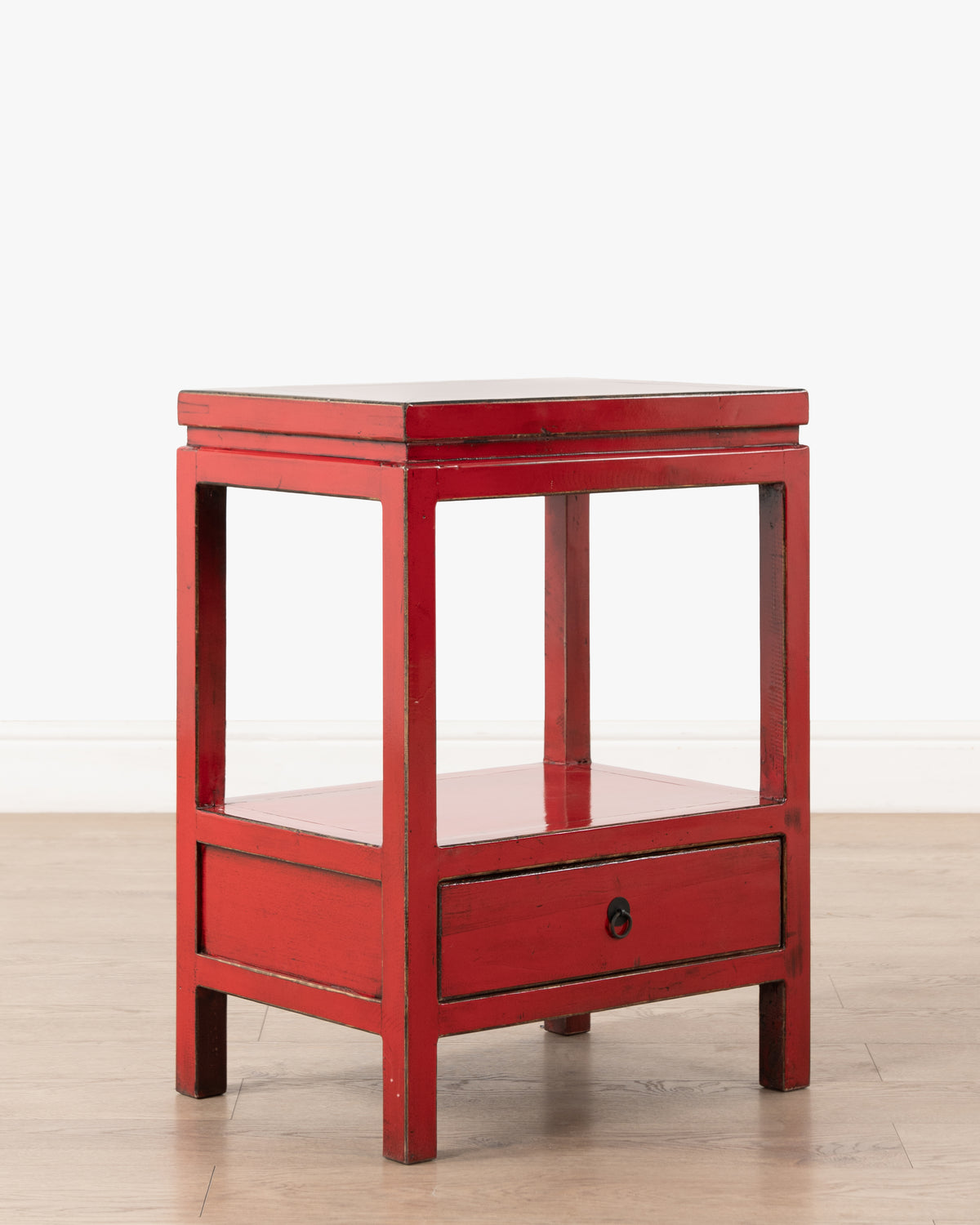 Indochine Jiro Bedside Table | Red