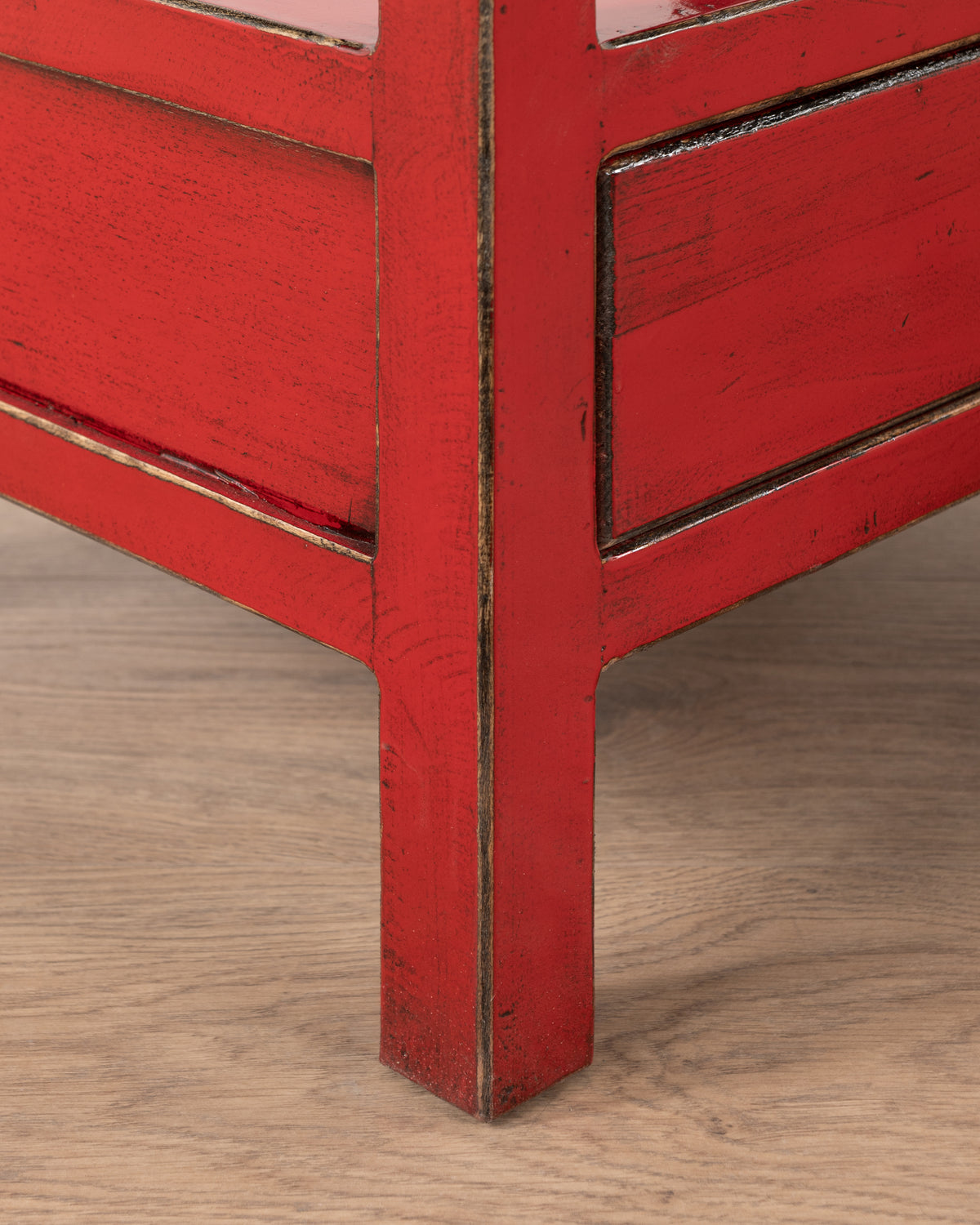 Indochine Jiro Bedside Table | Red