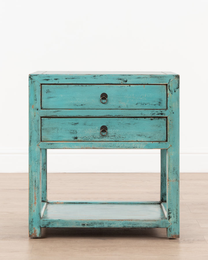 Vosburg Bedside Table | Blue