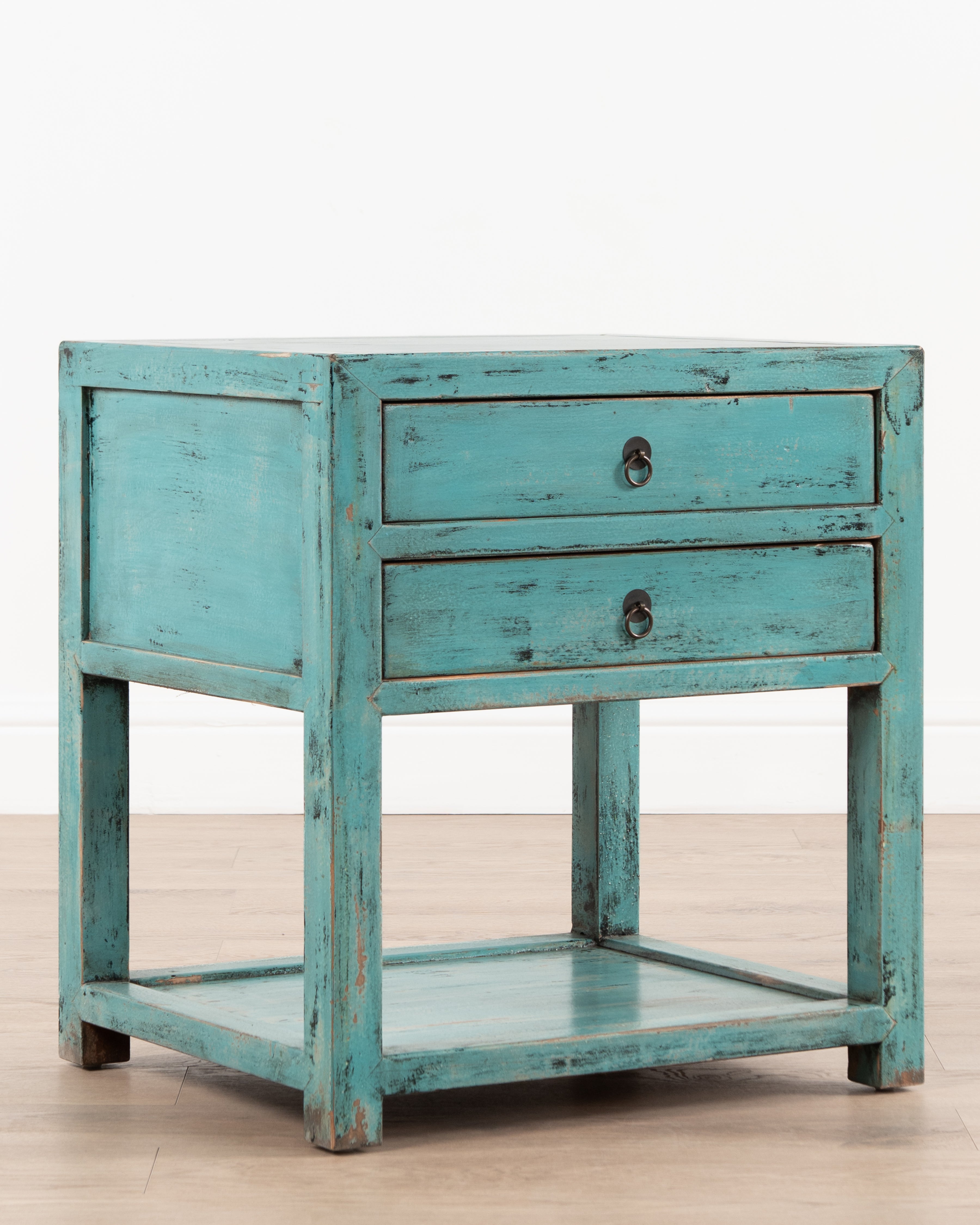 Vosburg Bedside Table | Blue