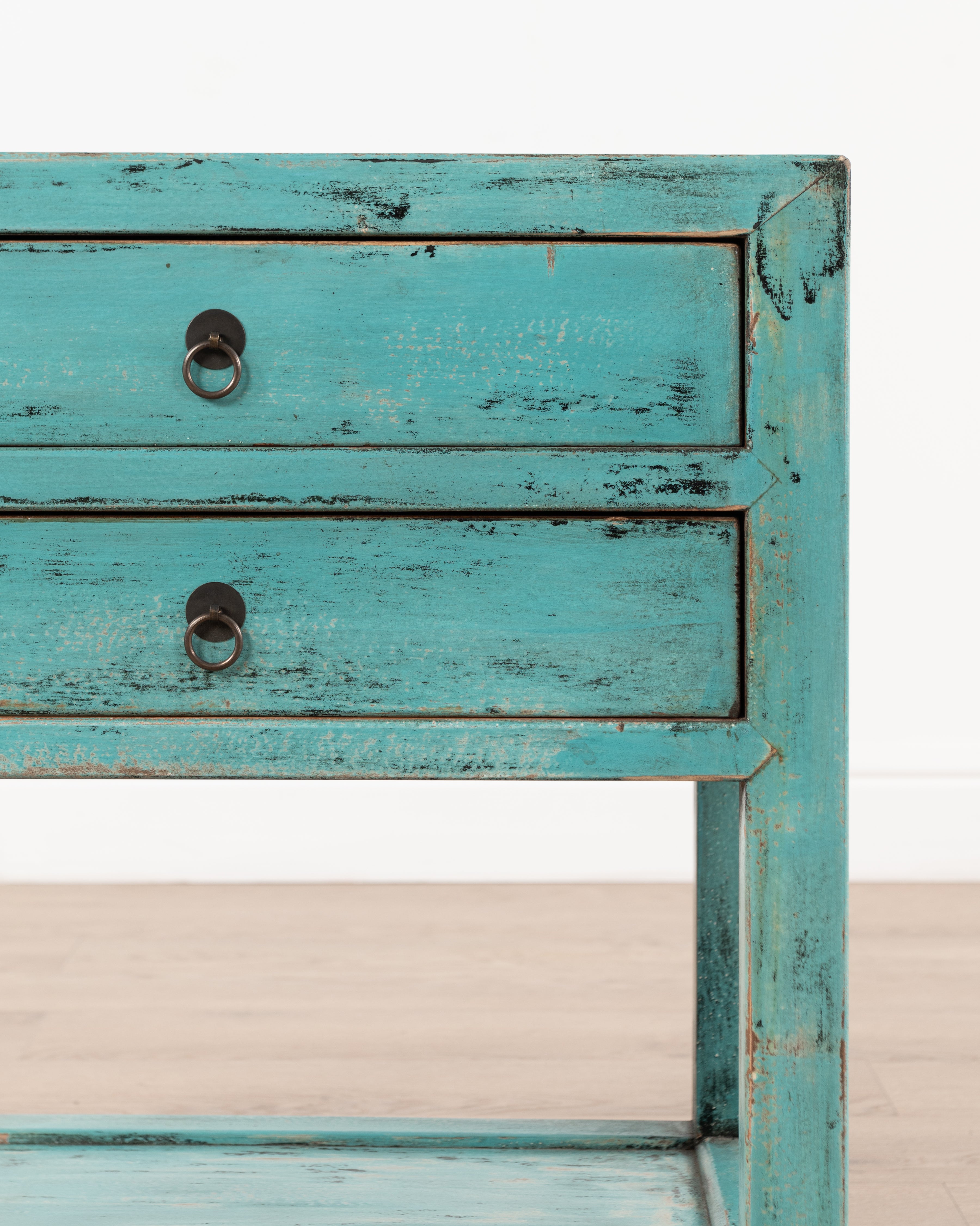 Vosburg Bedside Table | Blue