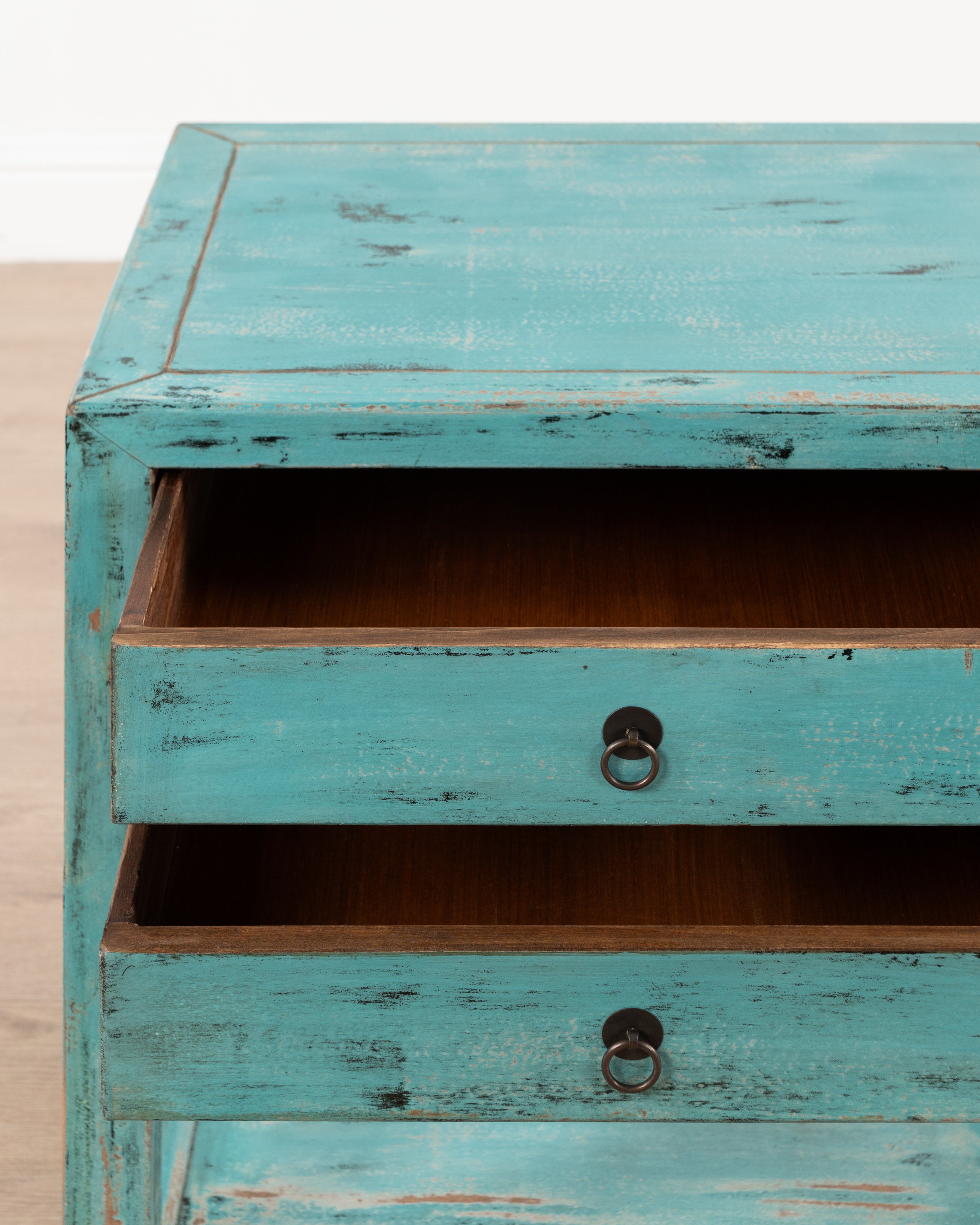 Vosburg Bedside Table | Blue
