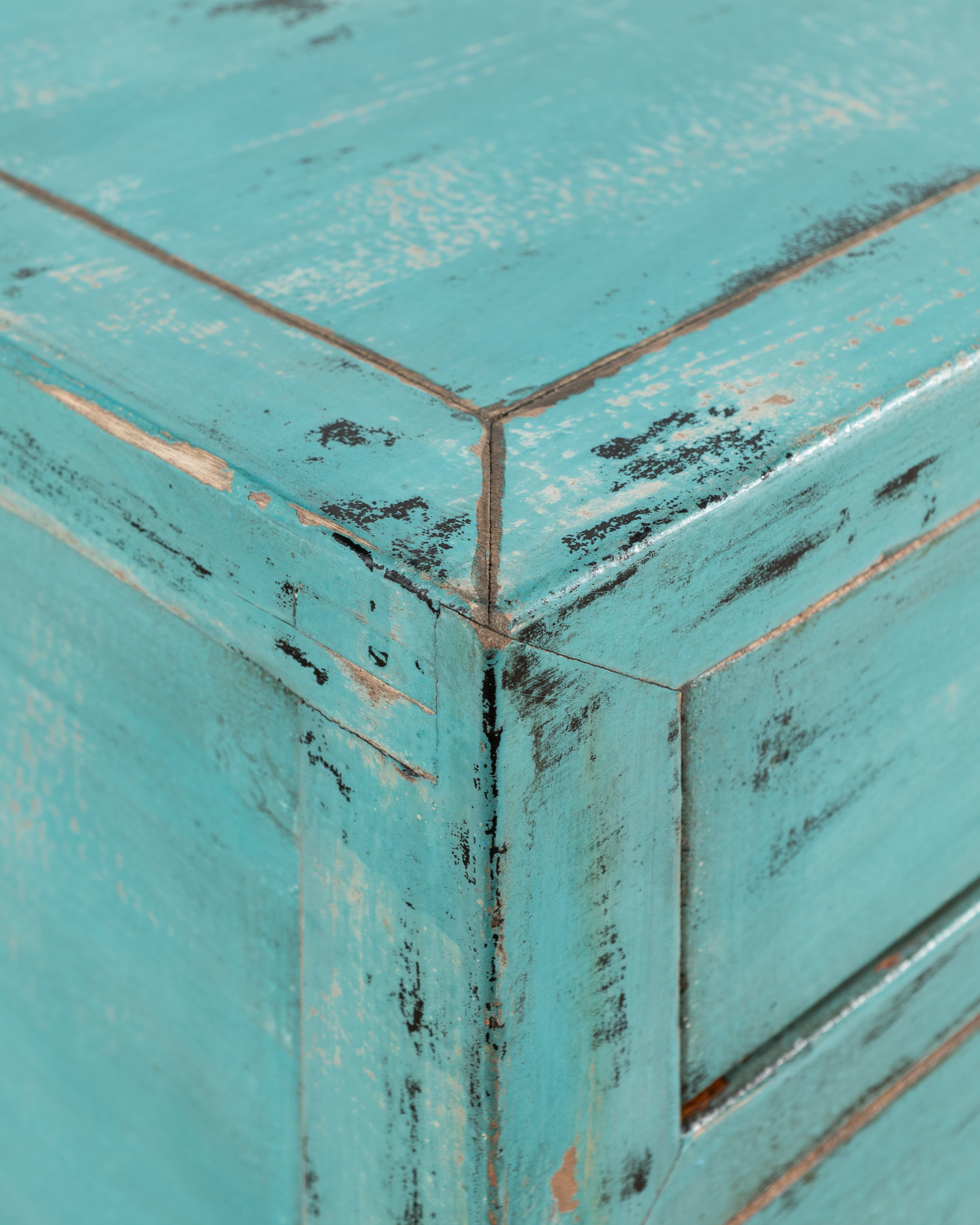 Vosburg Bedside Table | Blue