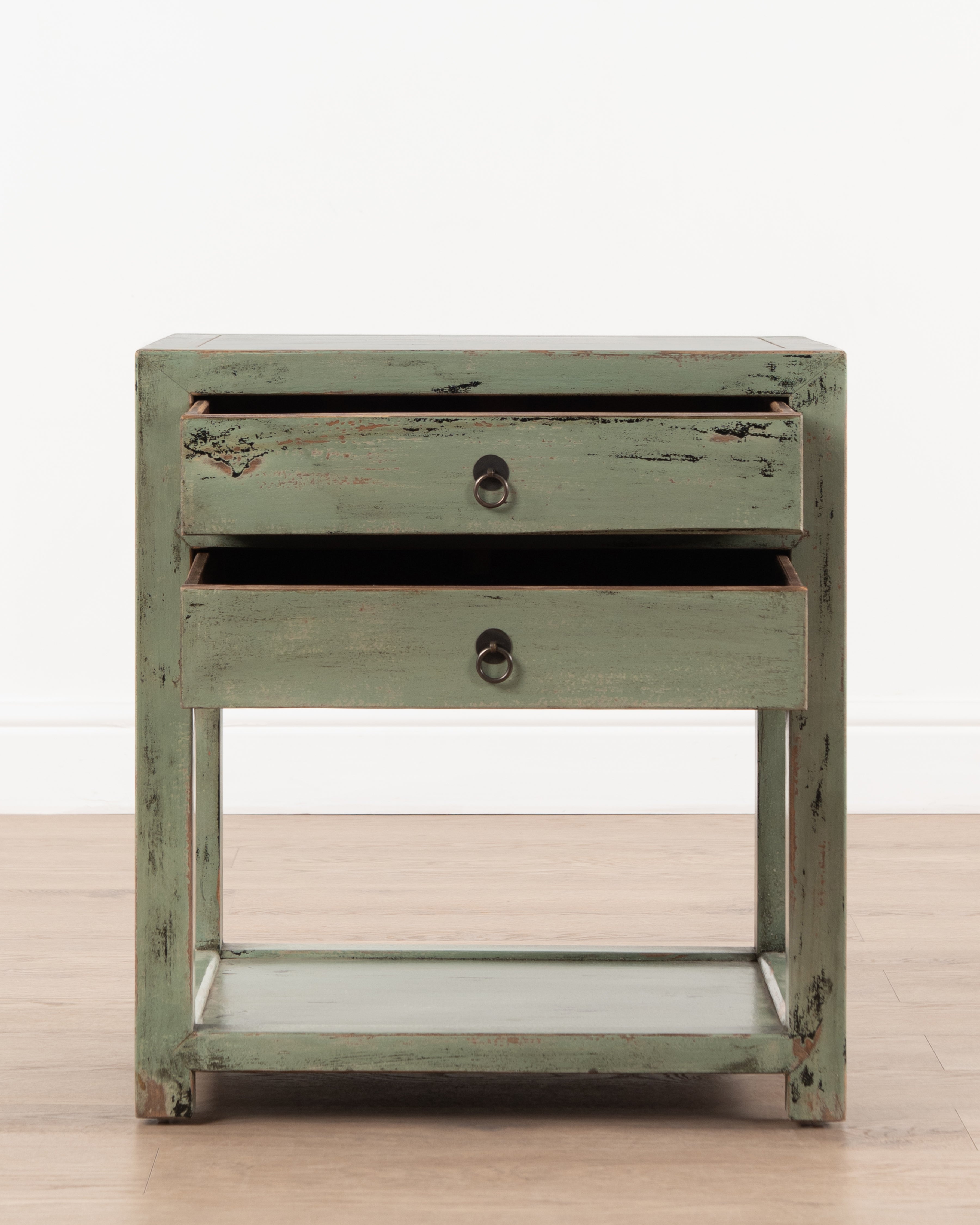 Vosburg Bedside Table | Green