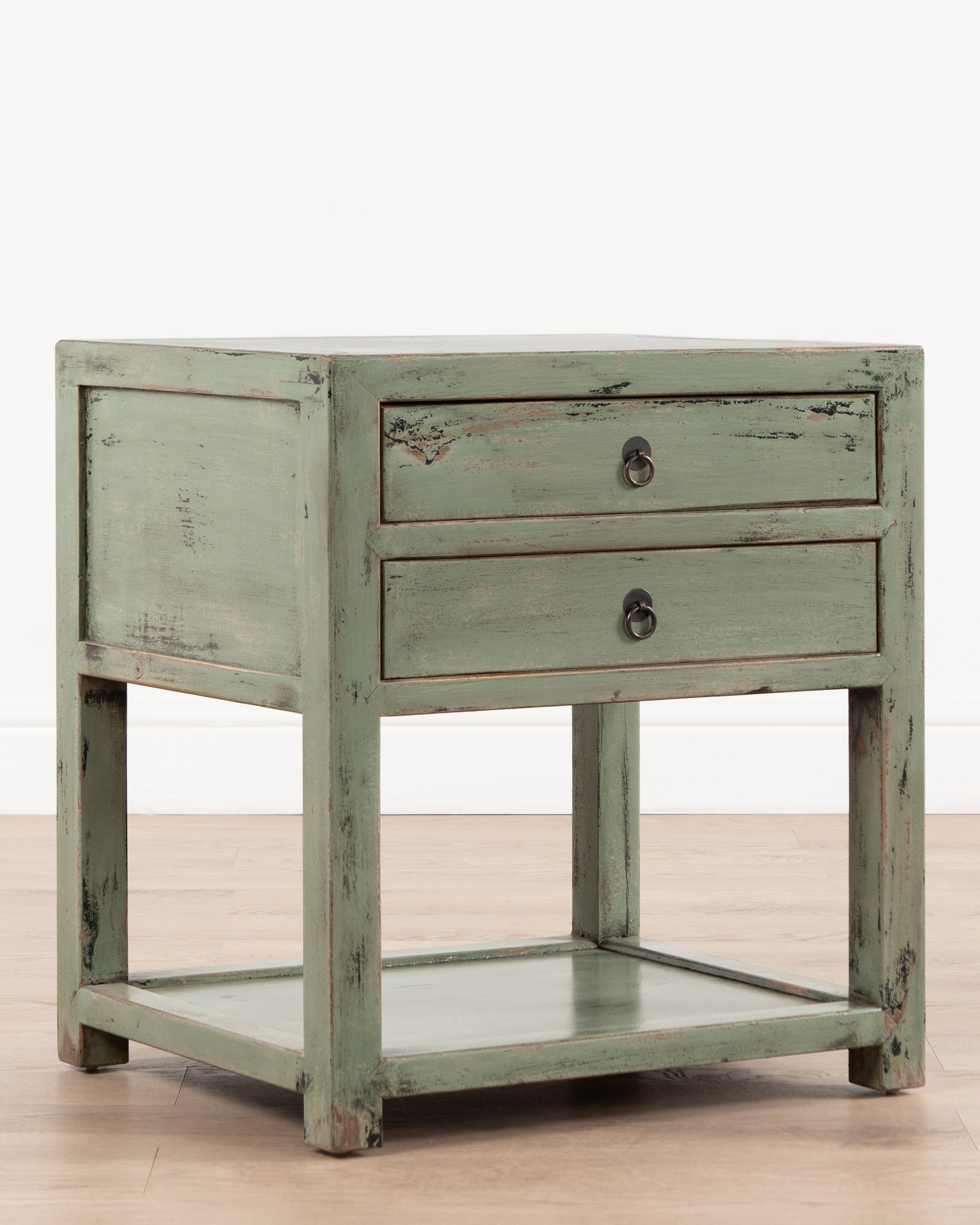 Vosburg Bedside Table | Green