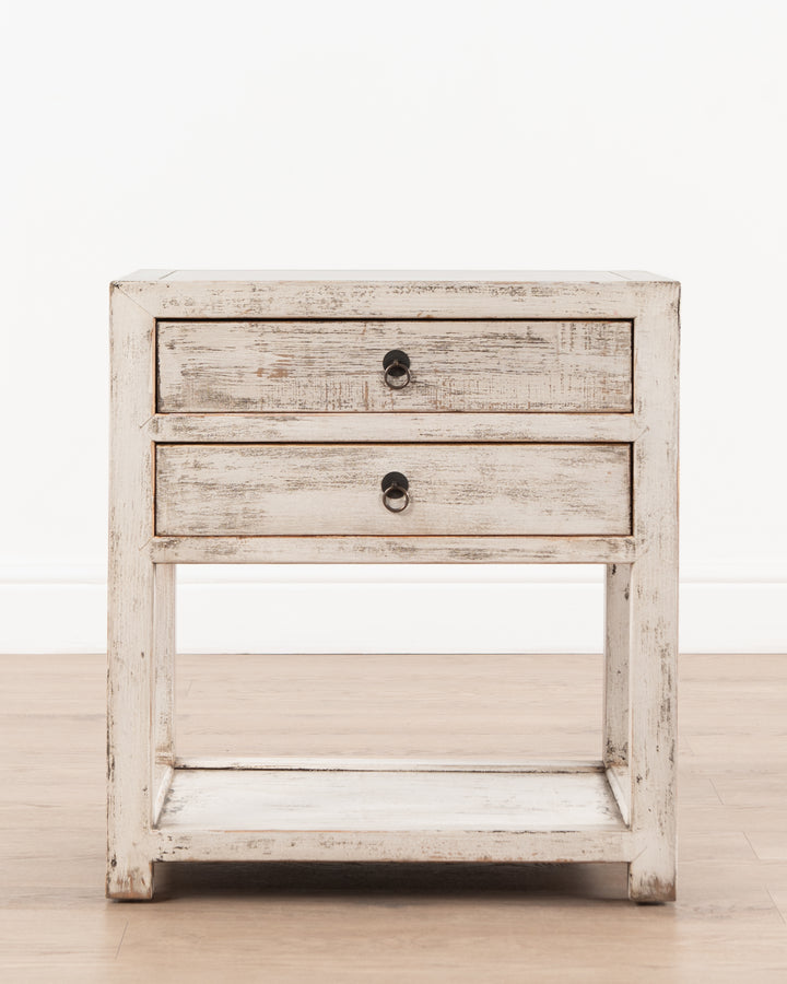 Vosburg Bedside Table | White