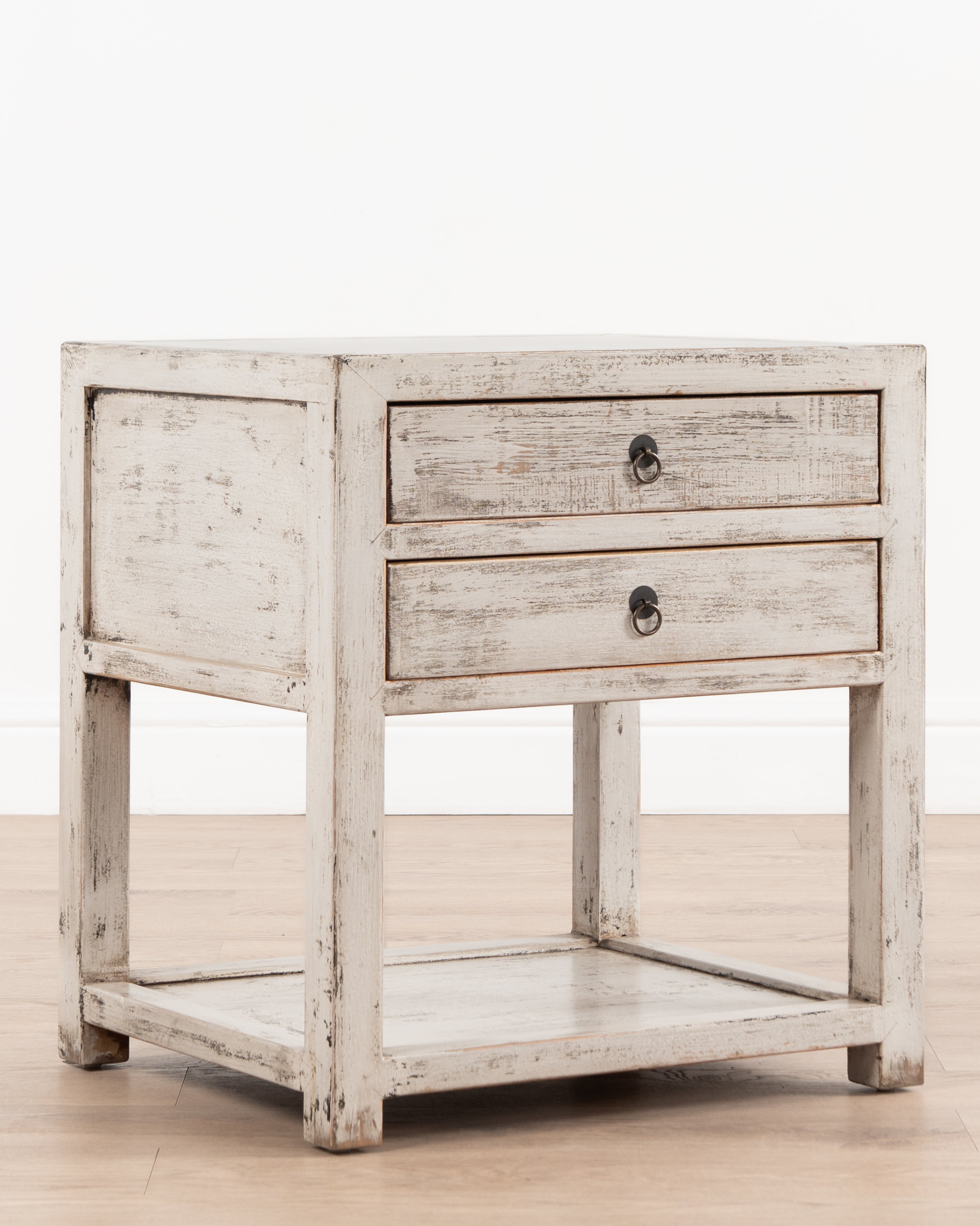 Vosburg Bedside Table | White