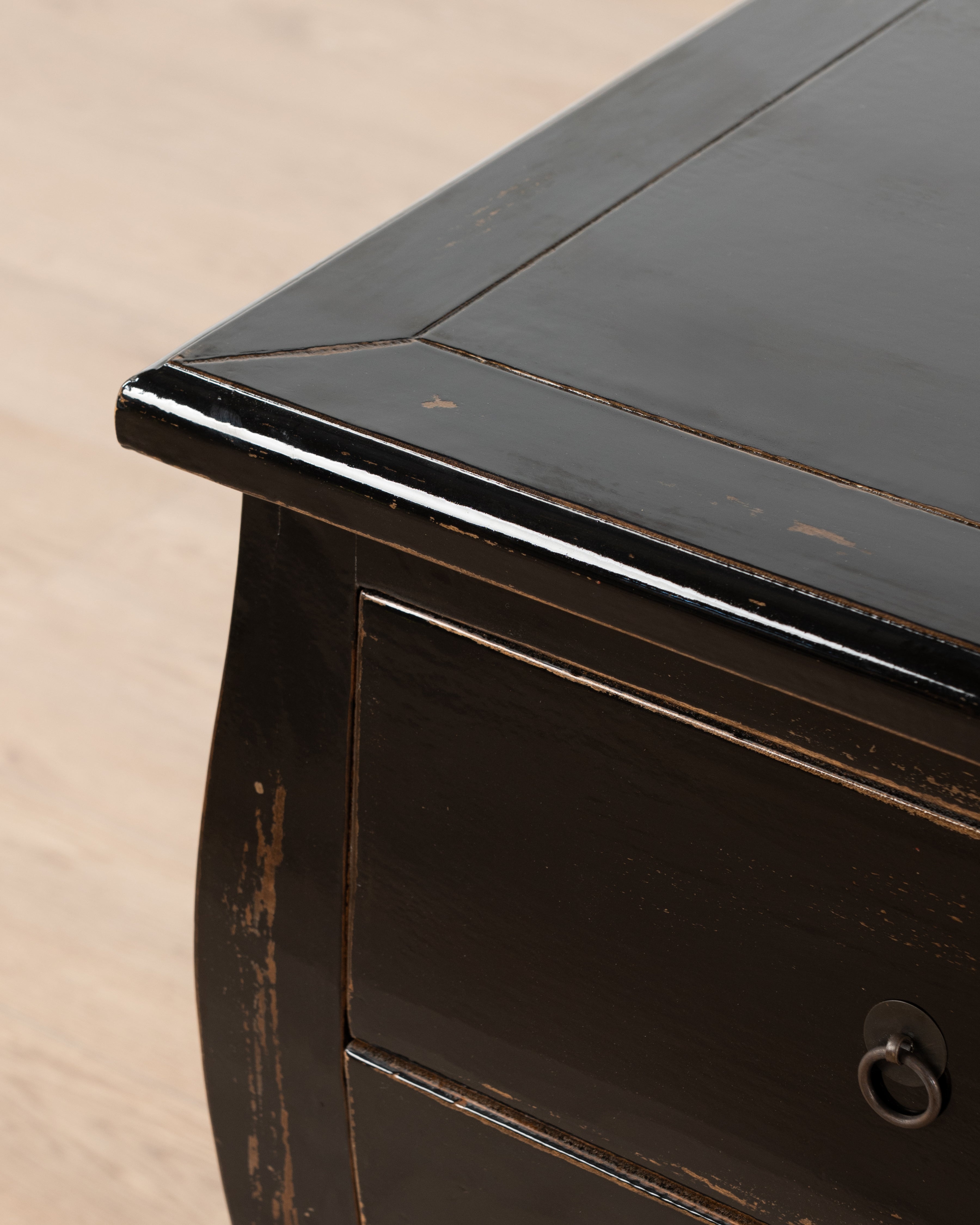 Indochine Fujian console table with drawers | Black