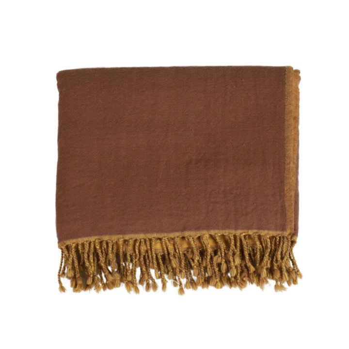 Wool Throw | Brown