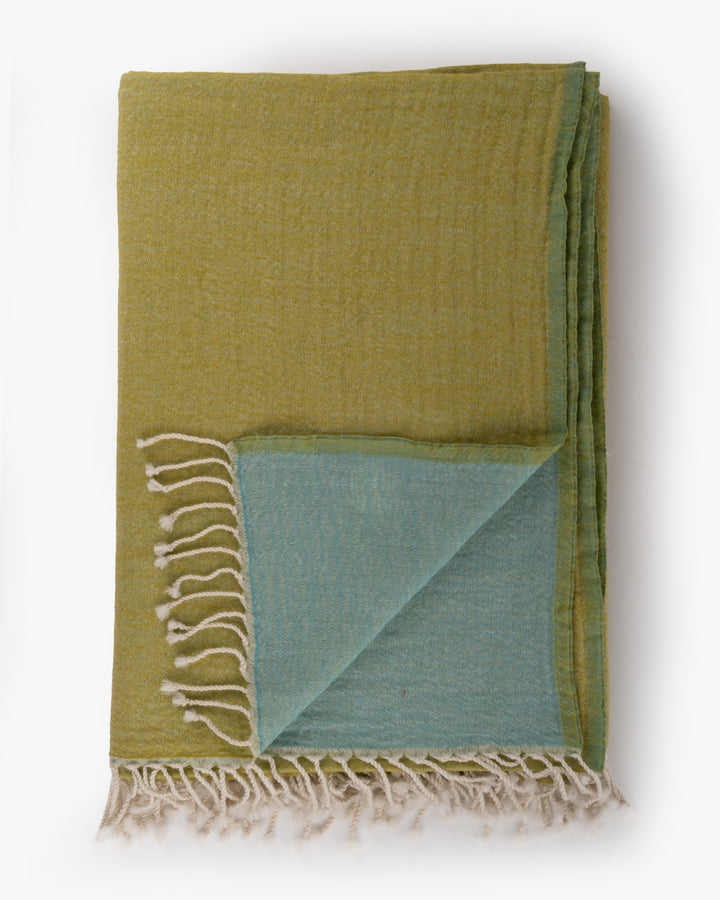 Wool throw | Green