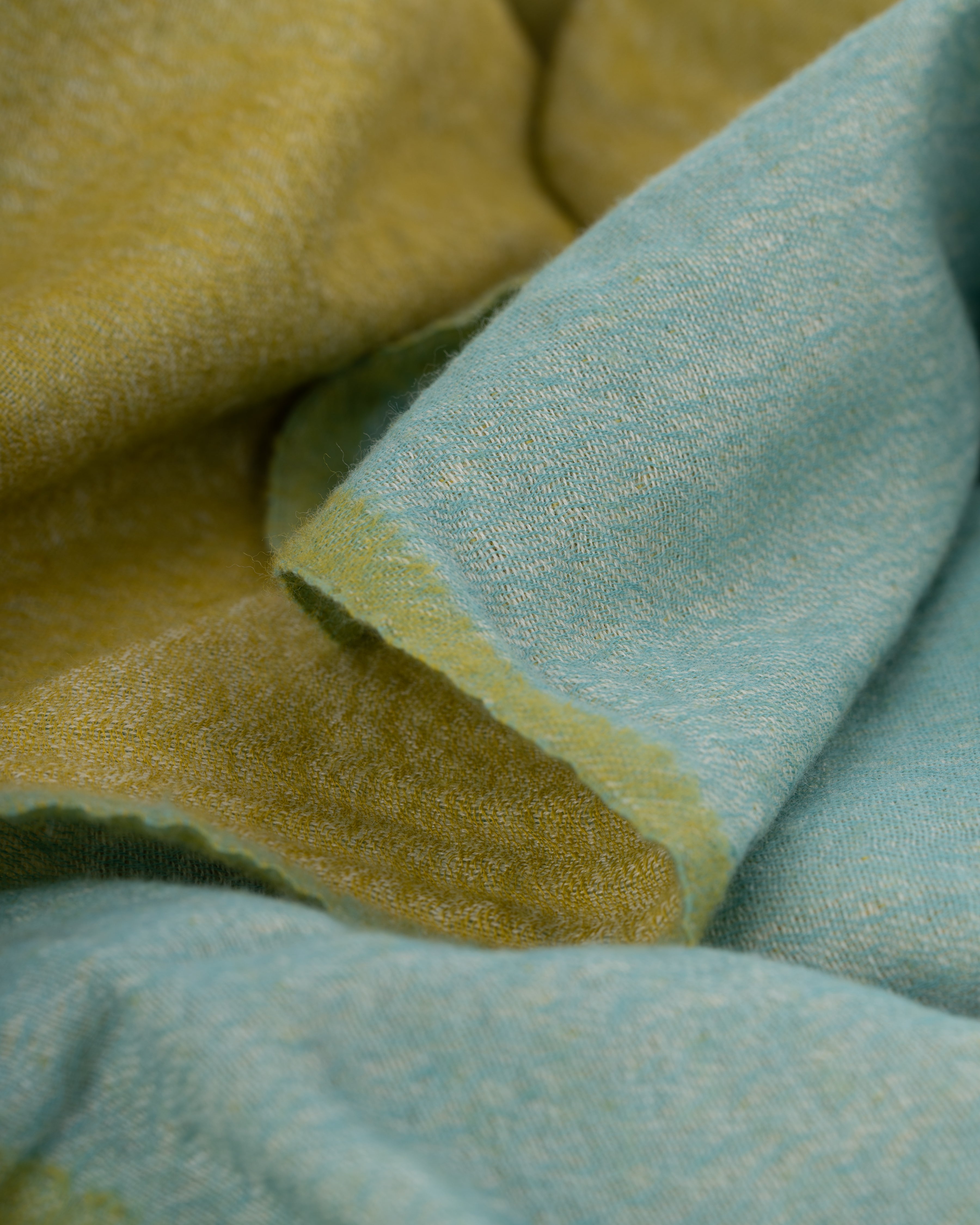 Wool Throw | Lime Green