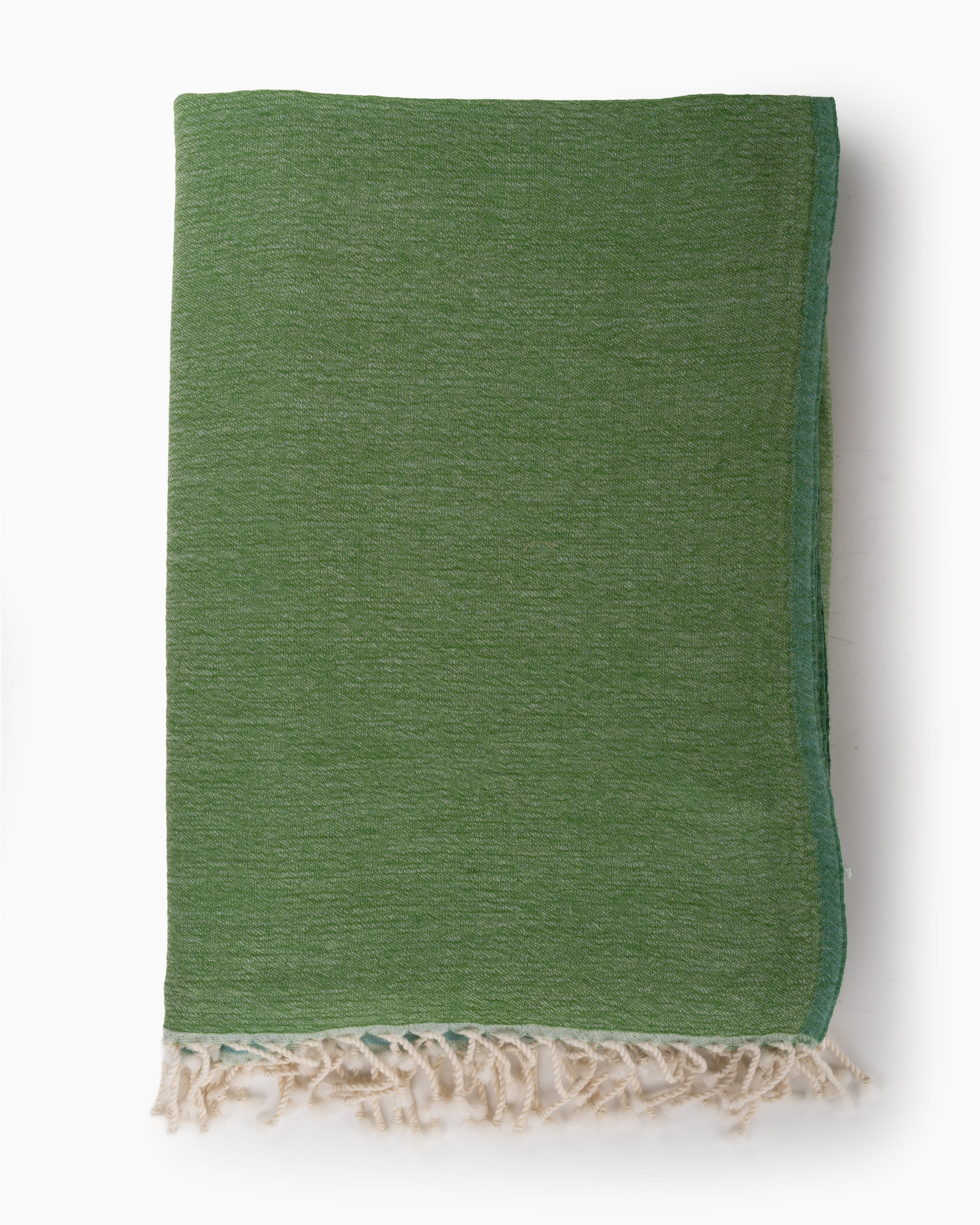 Wool Throw | Lime Green