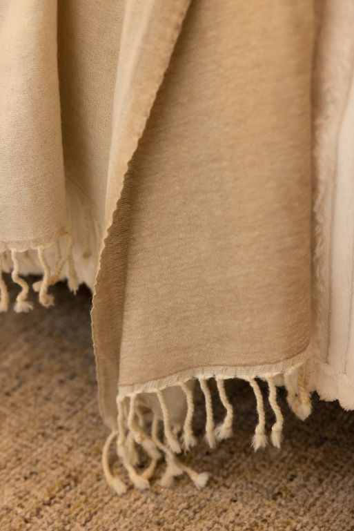 Wool Throw | Sand