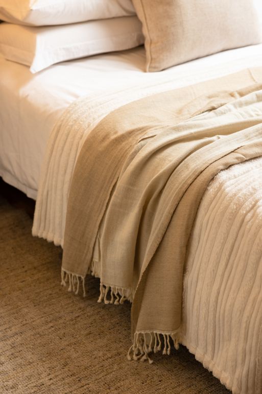Wool Throw | Sand