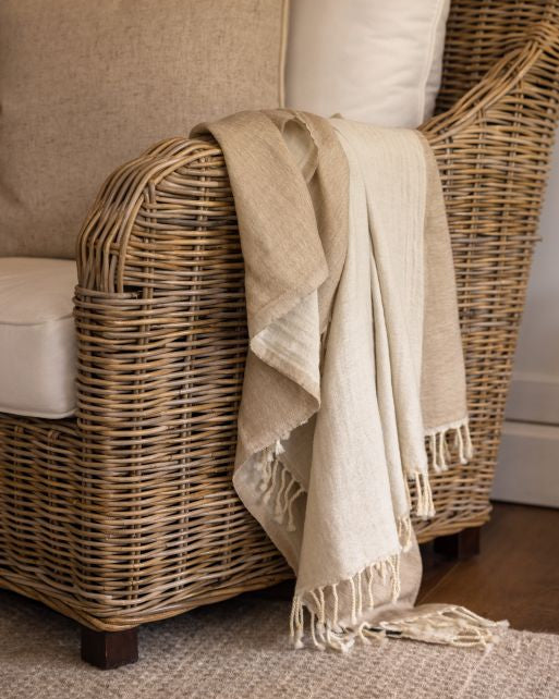 Wool Throw | Sand