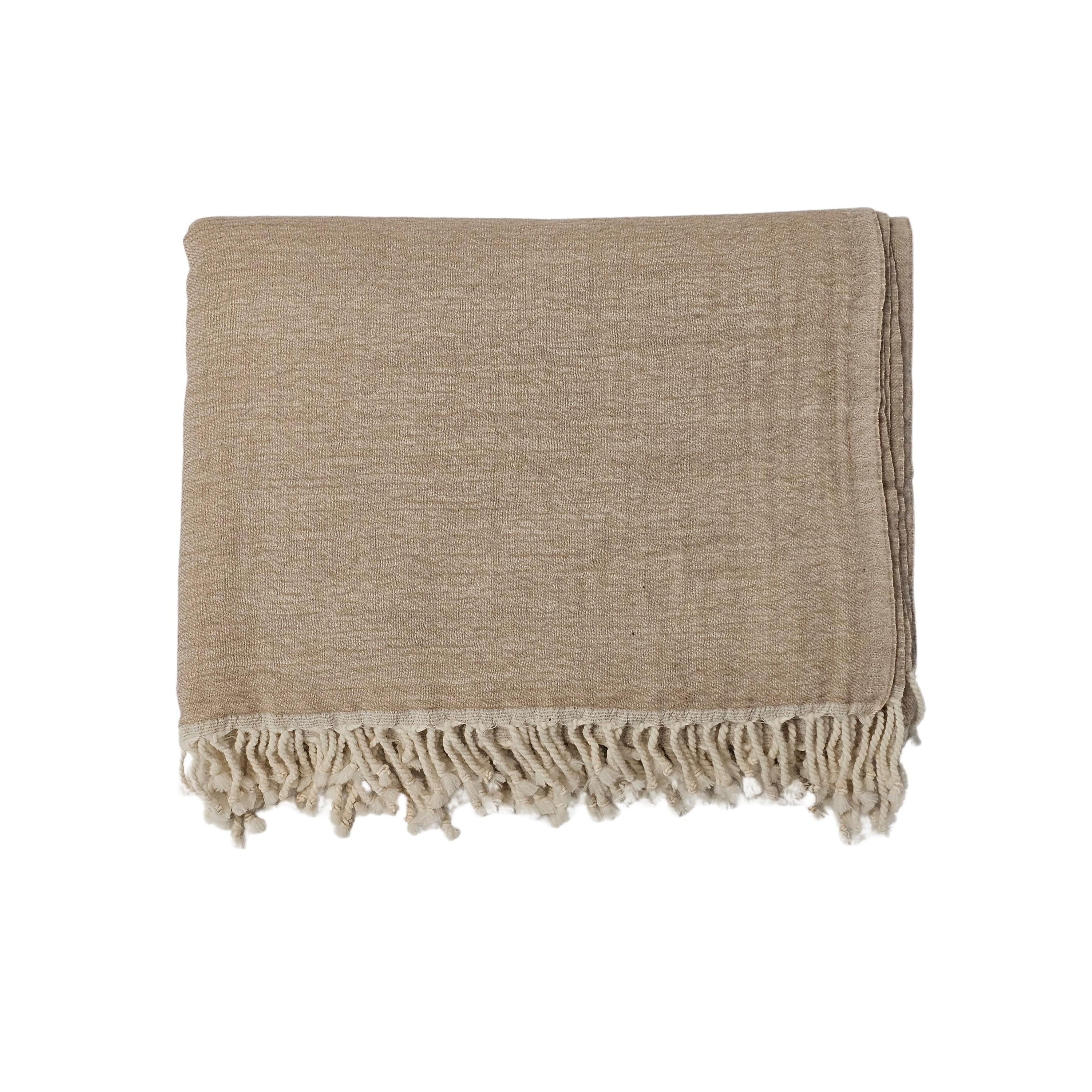 Wool Throw | Sand