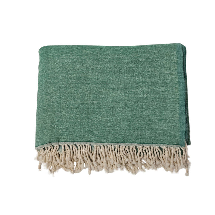 Wool Throw | Turquoise