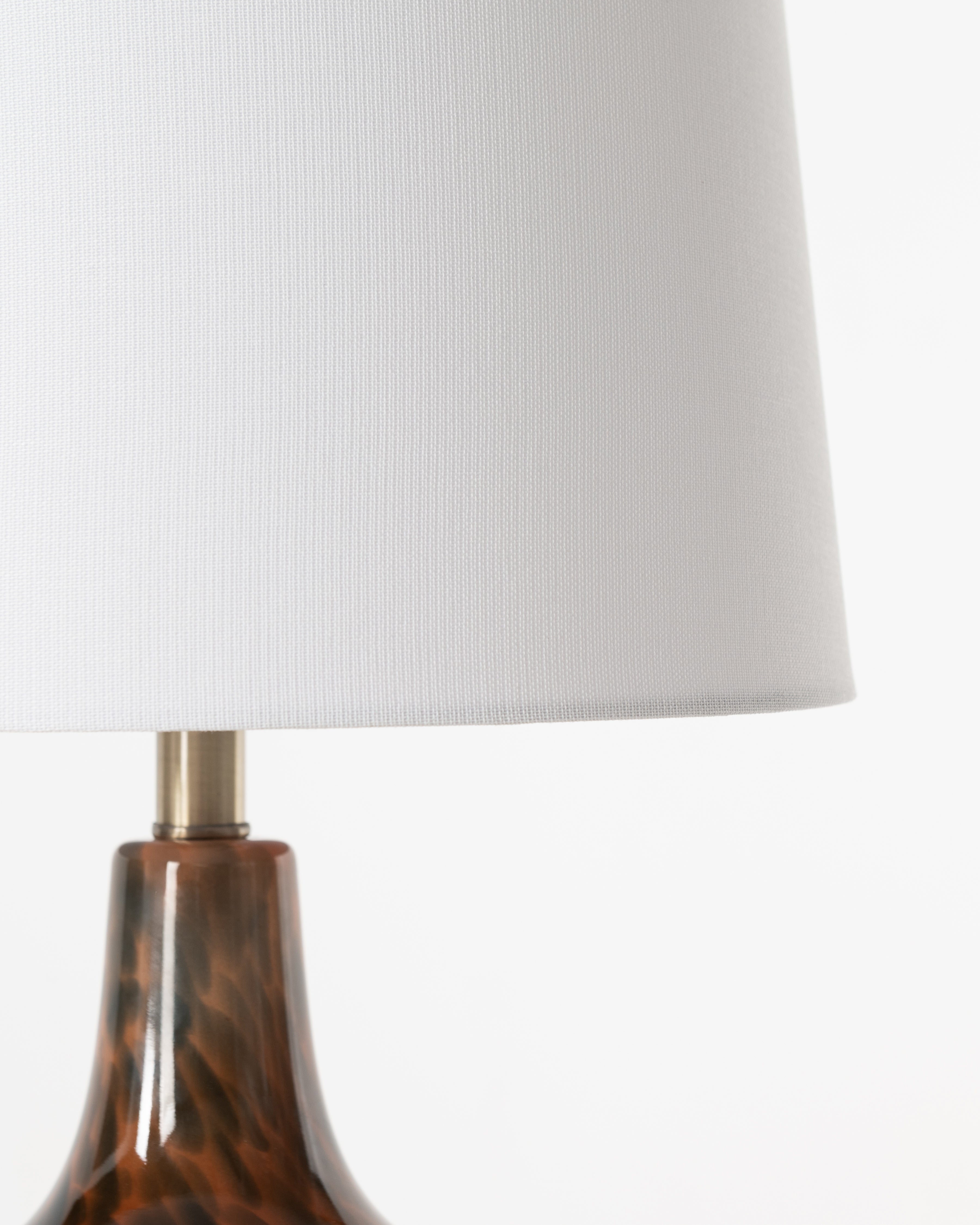 Cognac Swirl Lamp