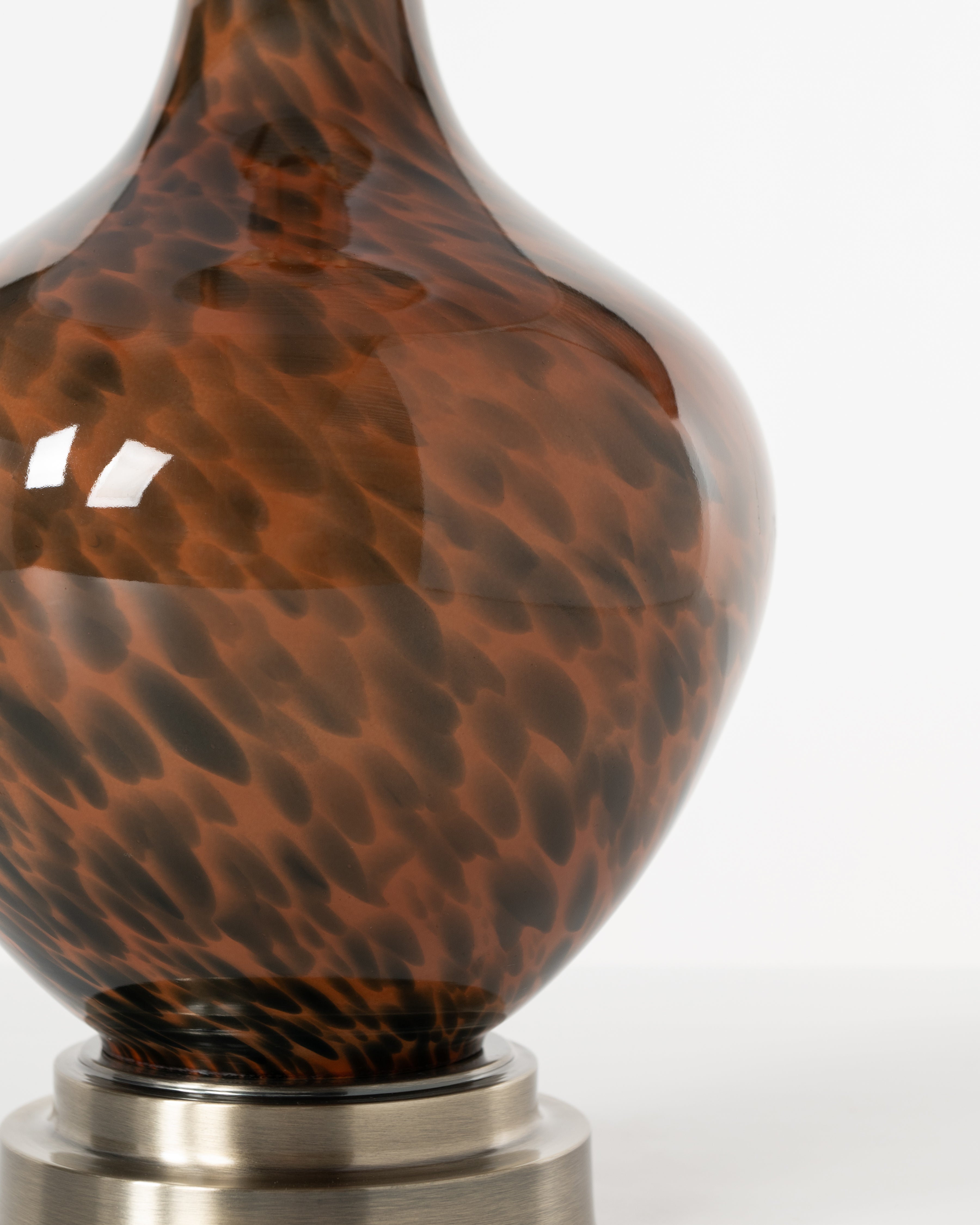 Cognac Swirl Lamp