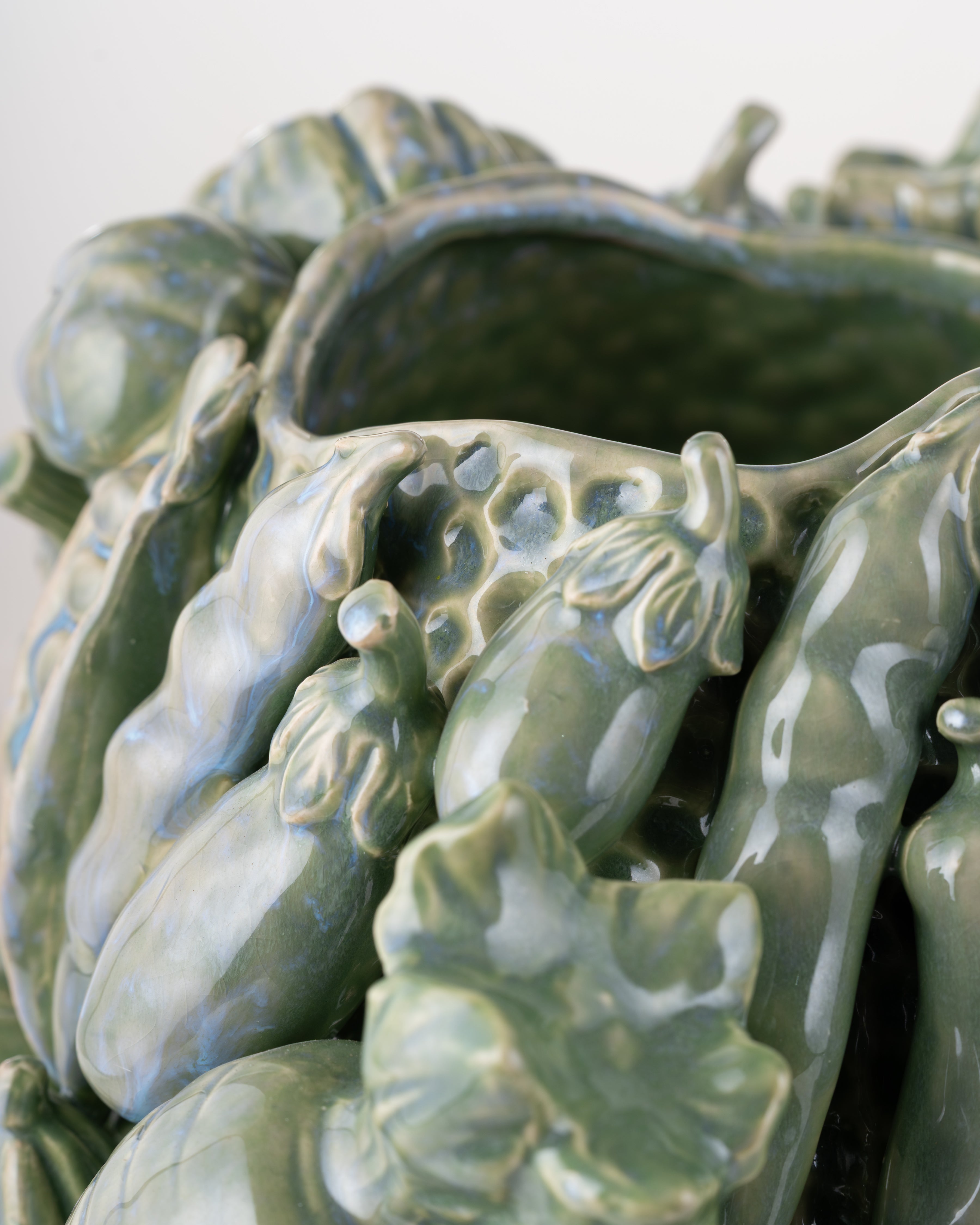 Vegetable Harvest Ceramic Vase