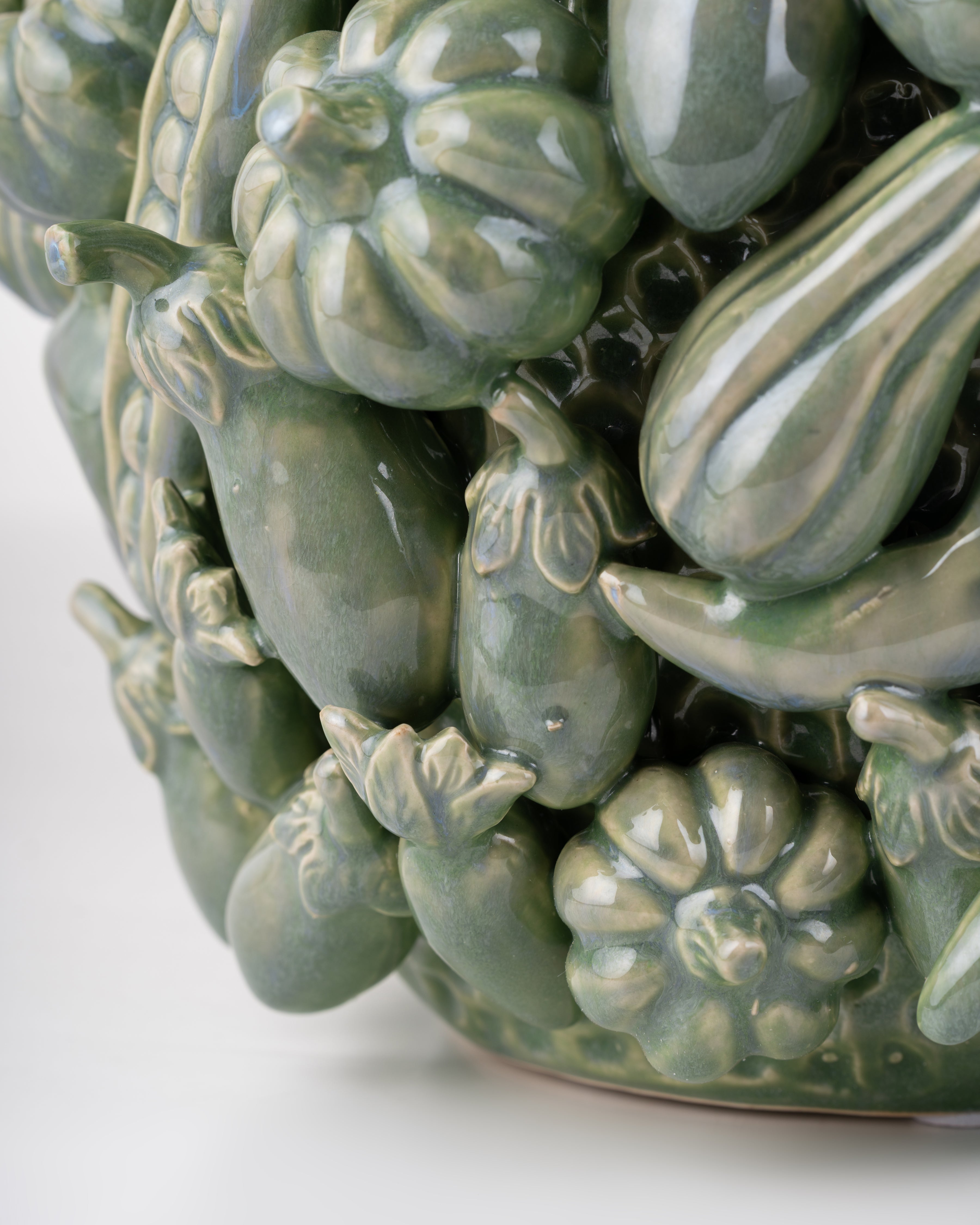 Vegetable Harvest Ceramic Vase