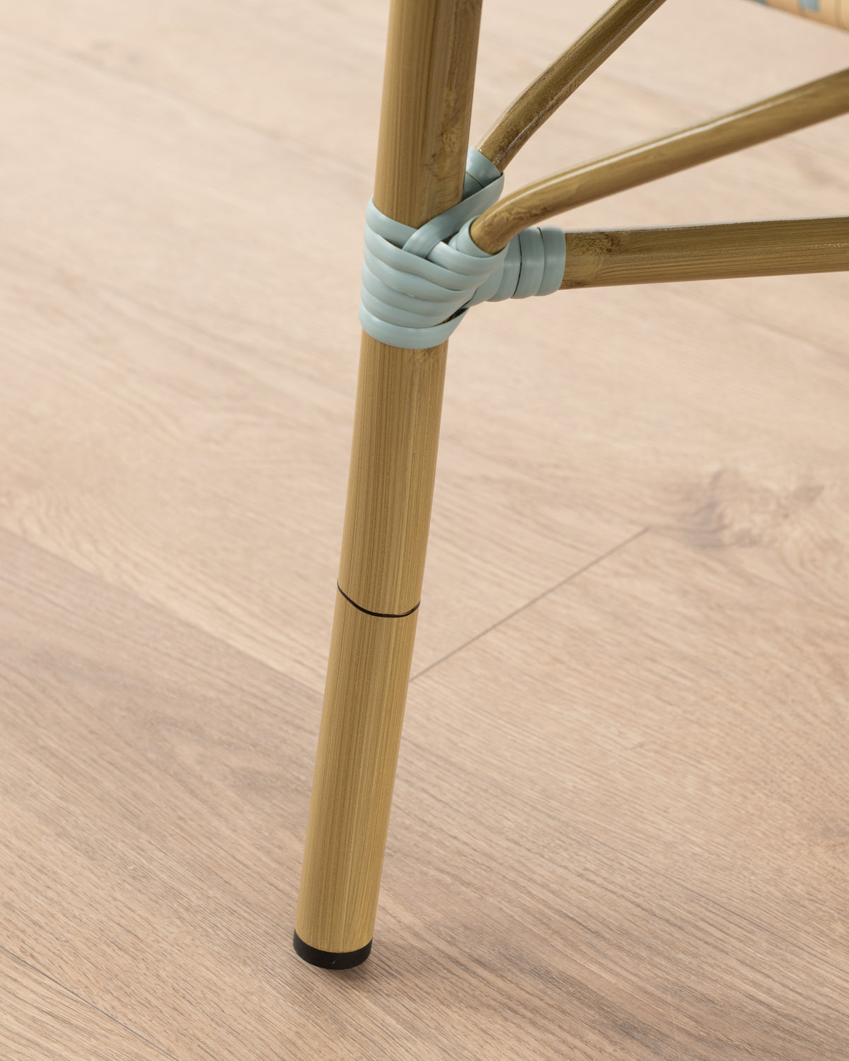 Brioche Diamond Dining Chair | Blue and Cream