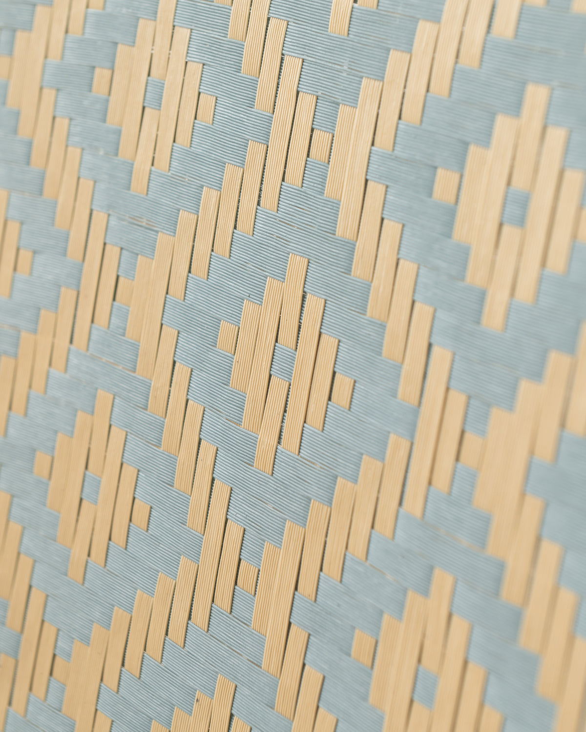Brioche Diamond Dining Chair | Blue and Cream