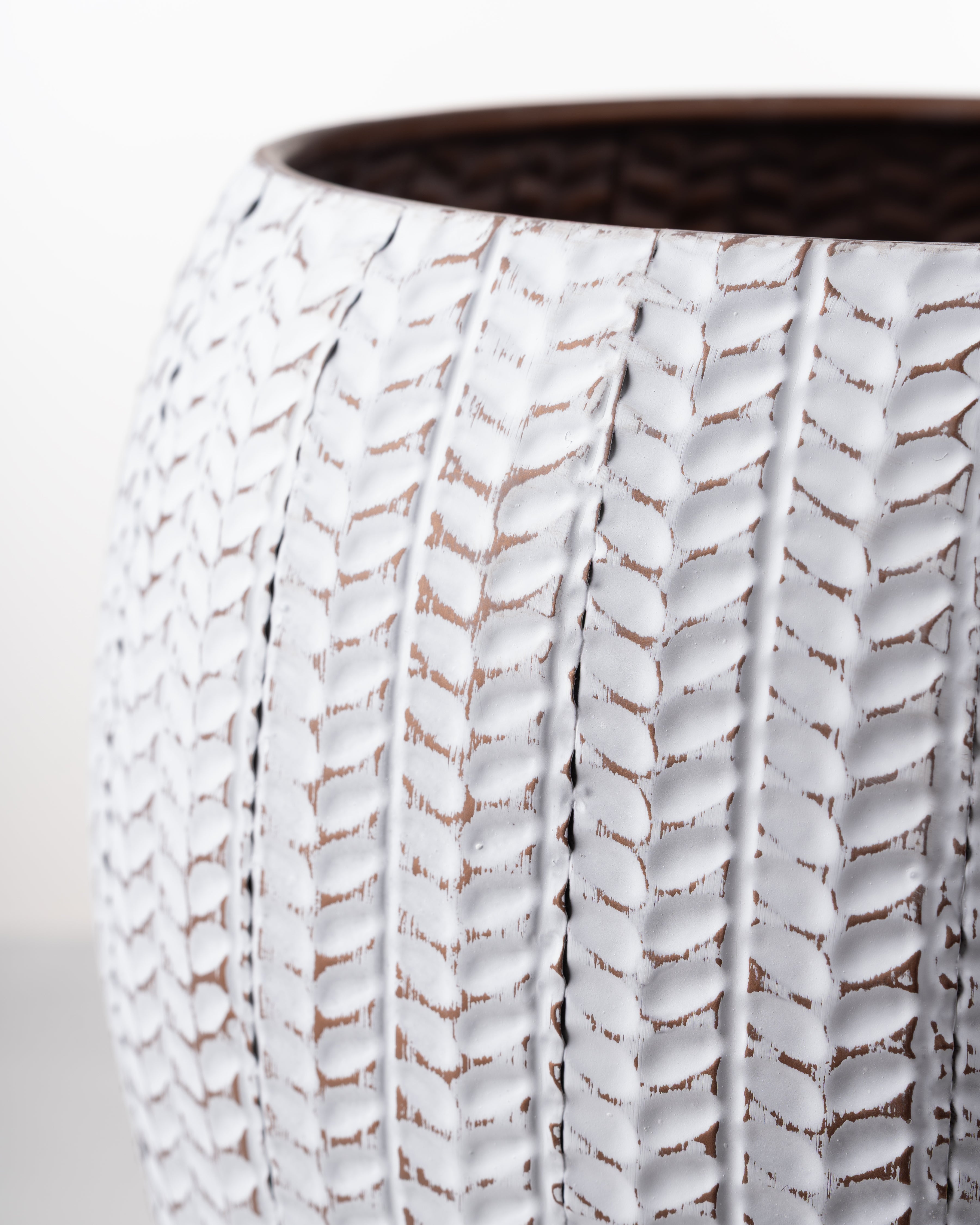 Fern Metal Planter | Large