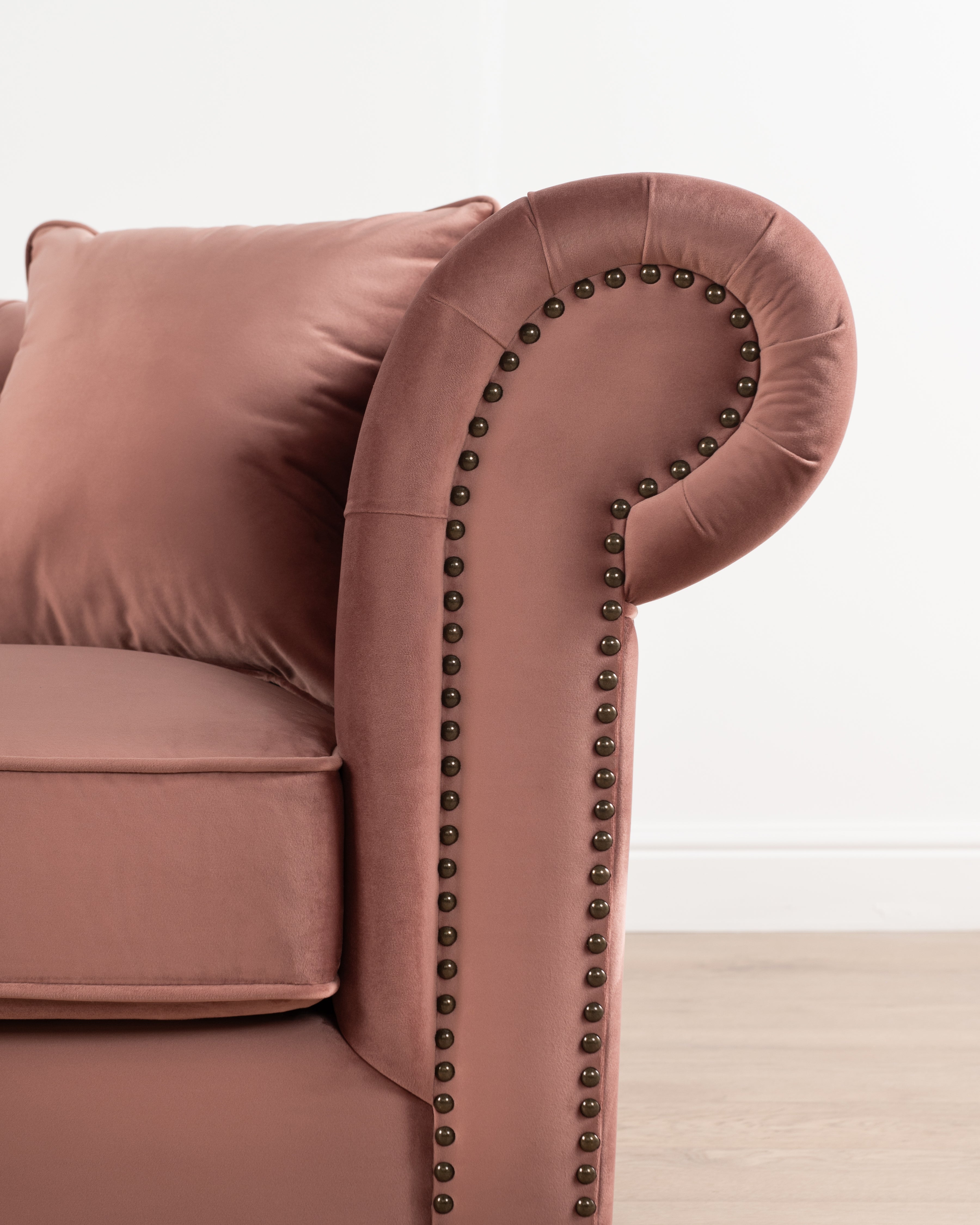 Luxe Duchess Sofa | Blush