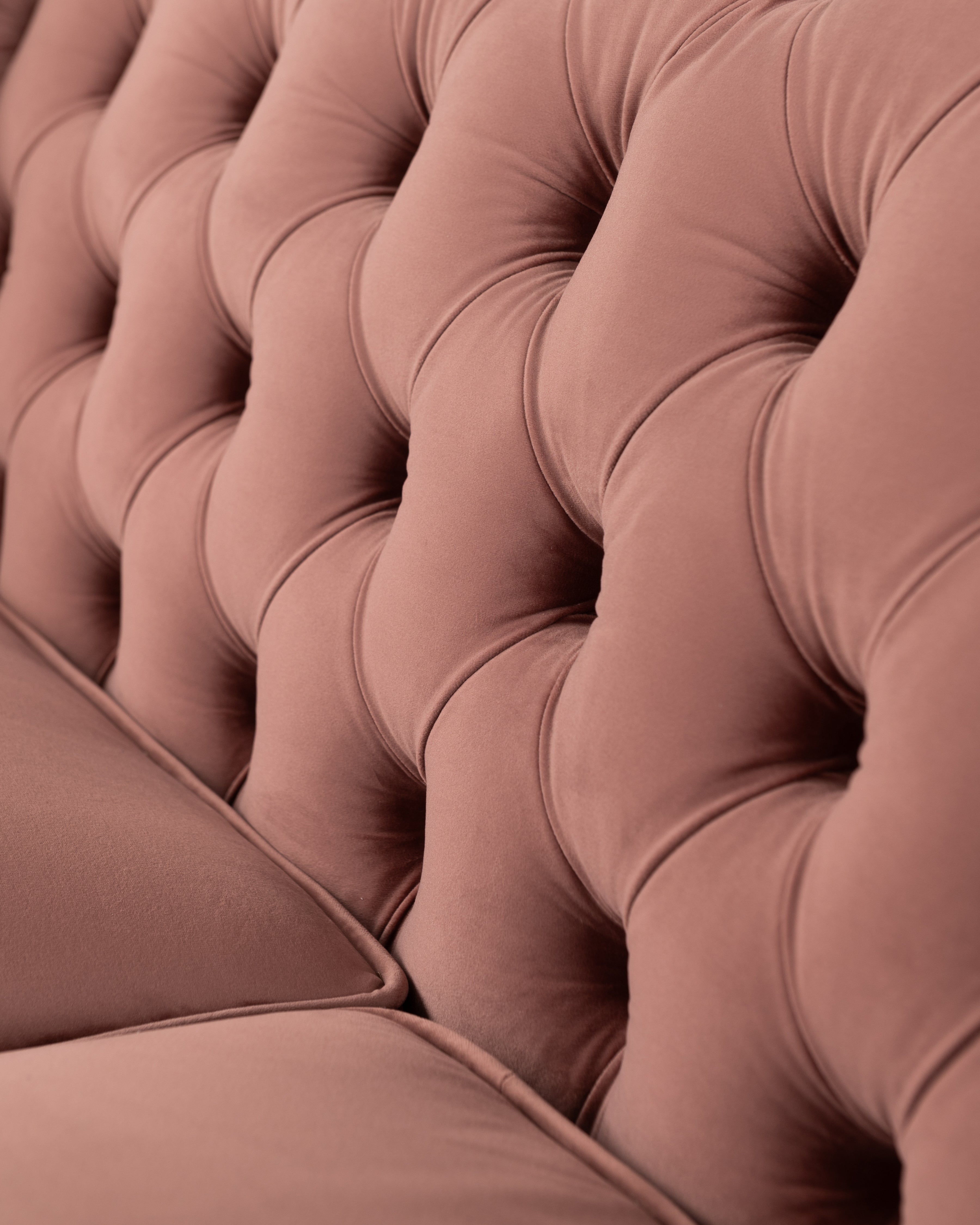 Luxe Duchess Sofa | Blush